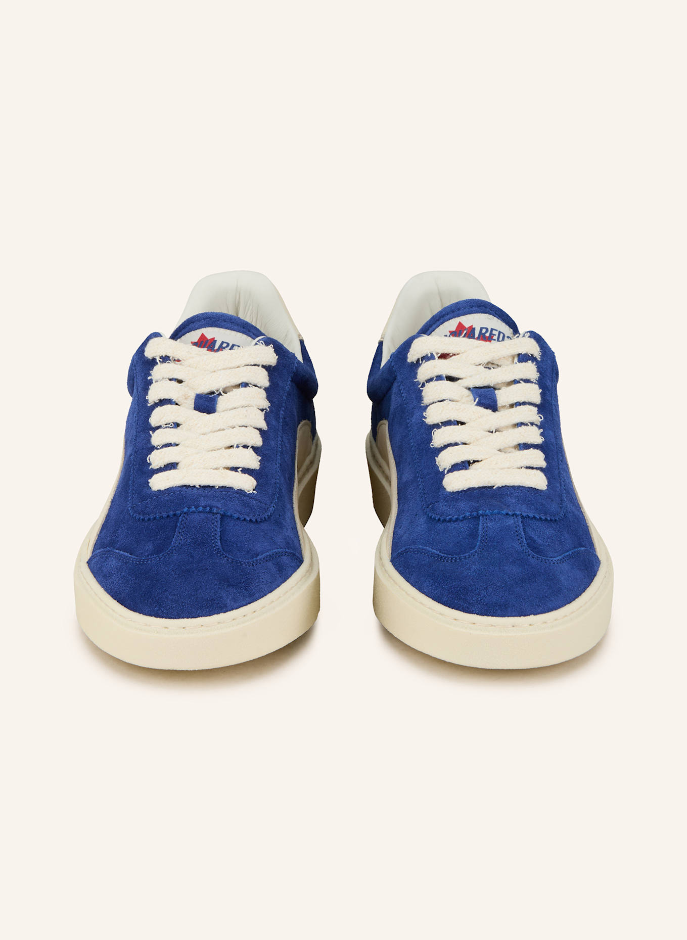 DSQUARED2 Sneaker: BLAU/ ECRU