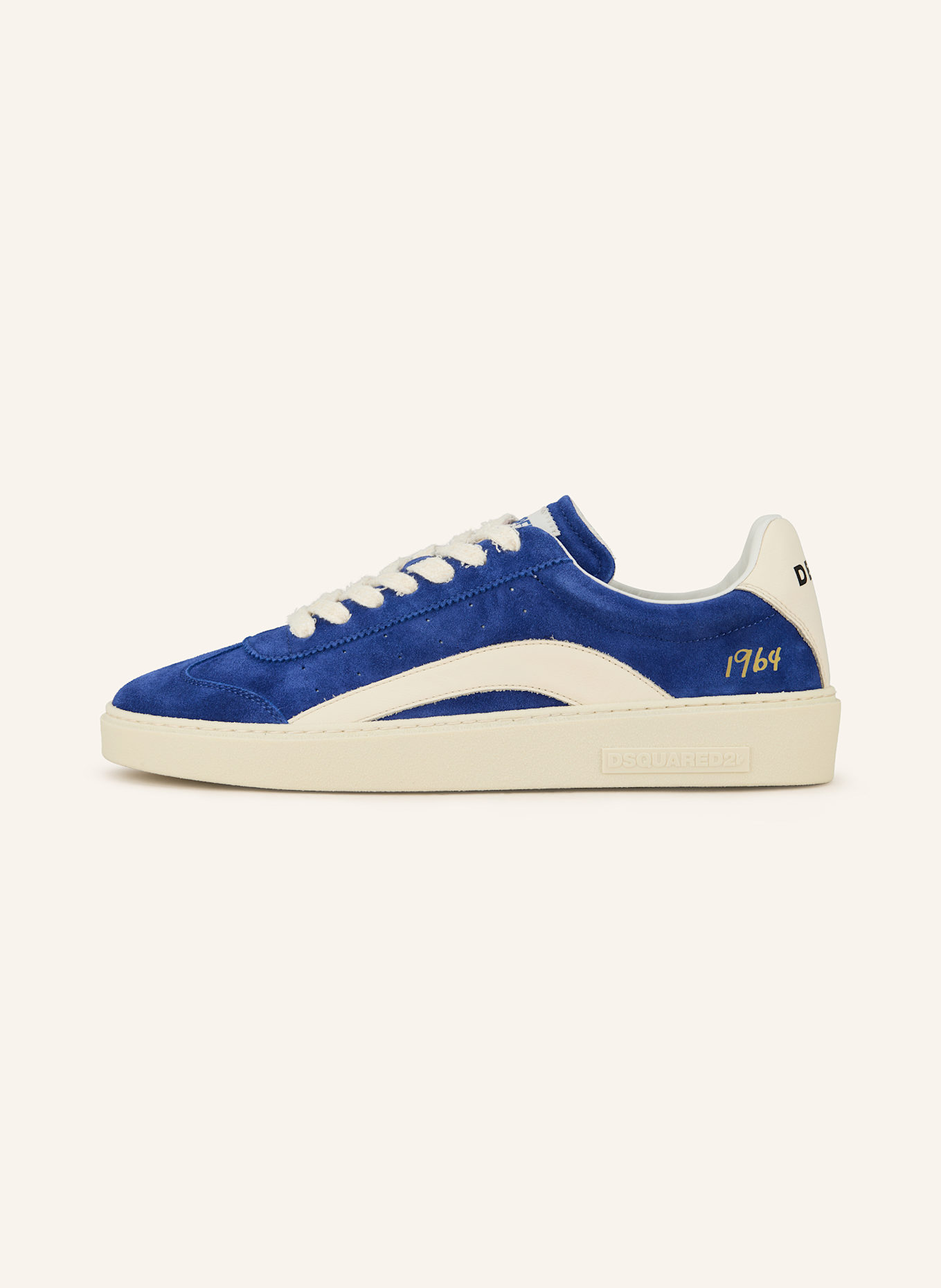 DSQUARED2 Sneaker: BLAU/ ECRU