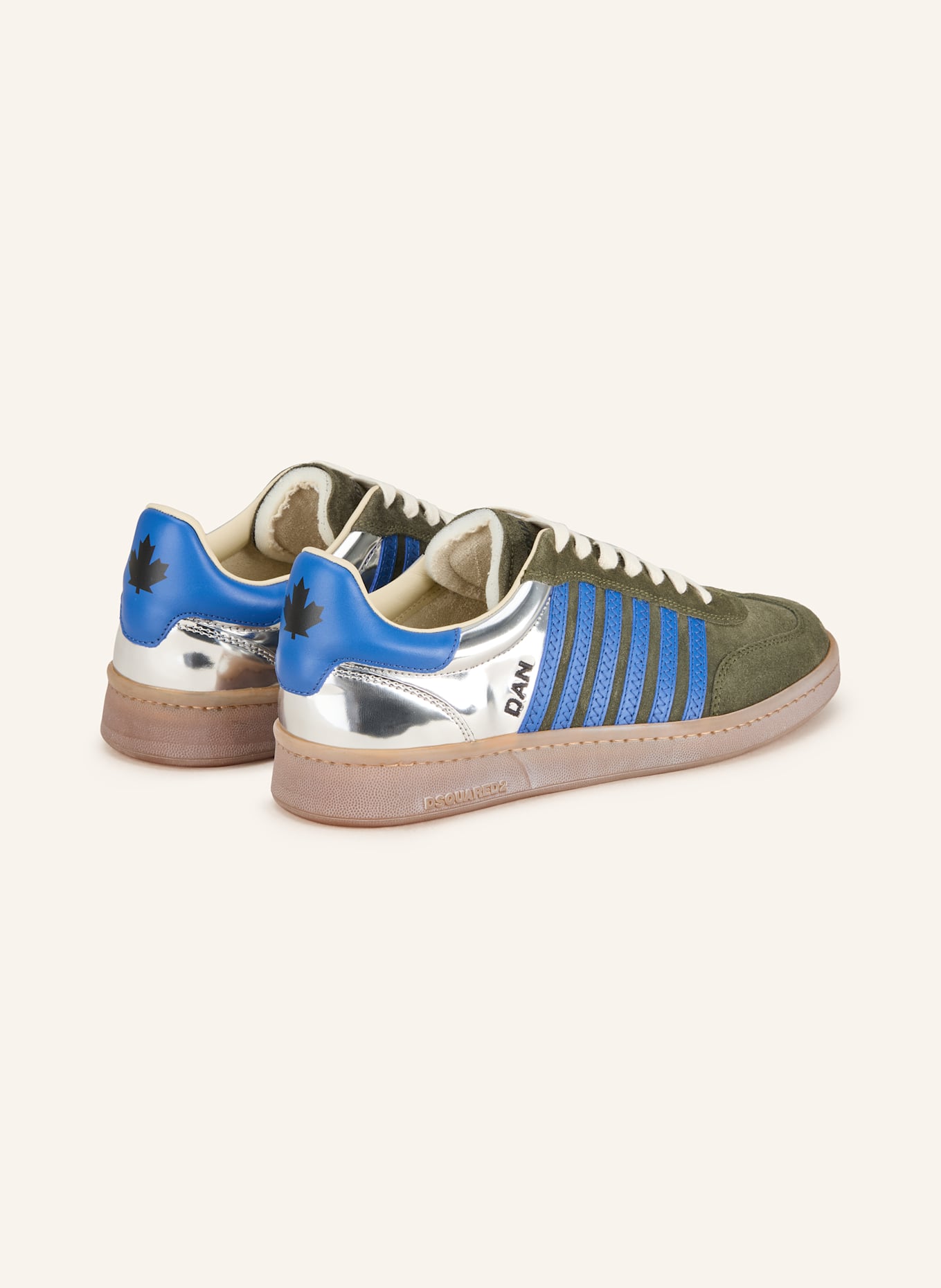 スニーカー Dsquared Chalk Suede Boxer Sneakers DSQUARED2 Crackle Suede Sneakers Boxer | 45