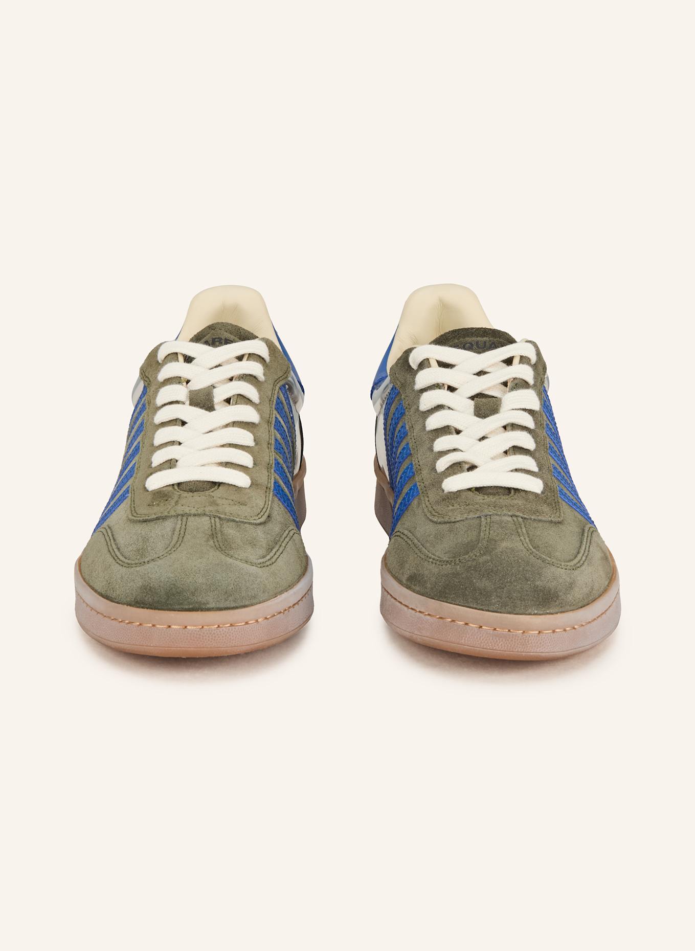 DSQUARED2 Sneakersy BOXER kolor khaki/ niebieski/ jasnoczary
