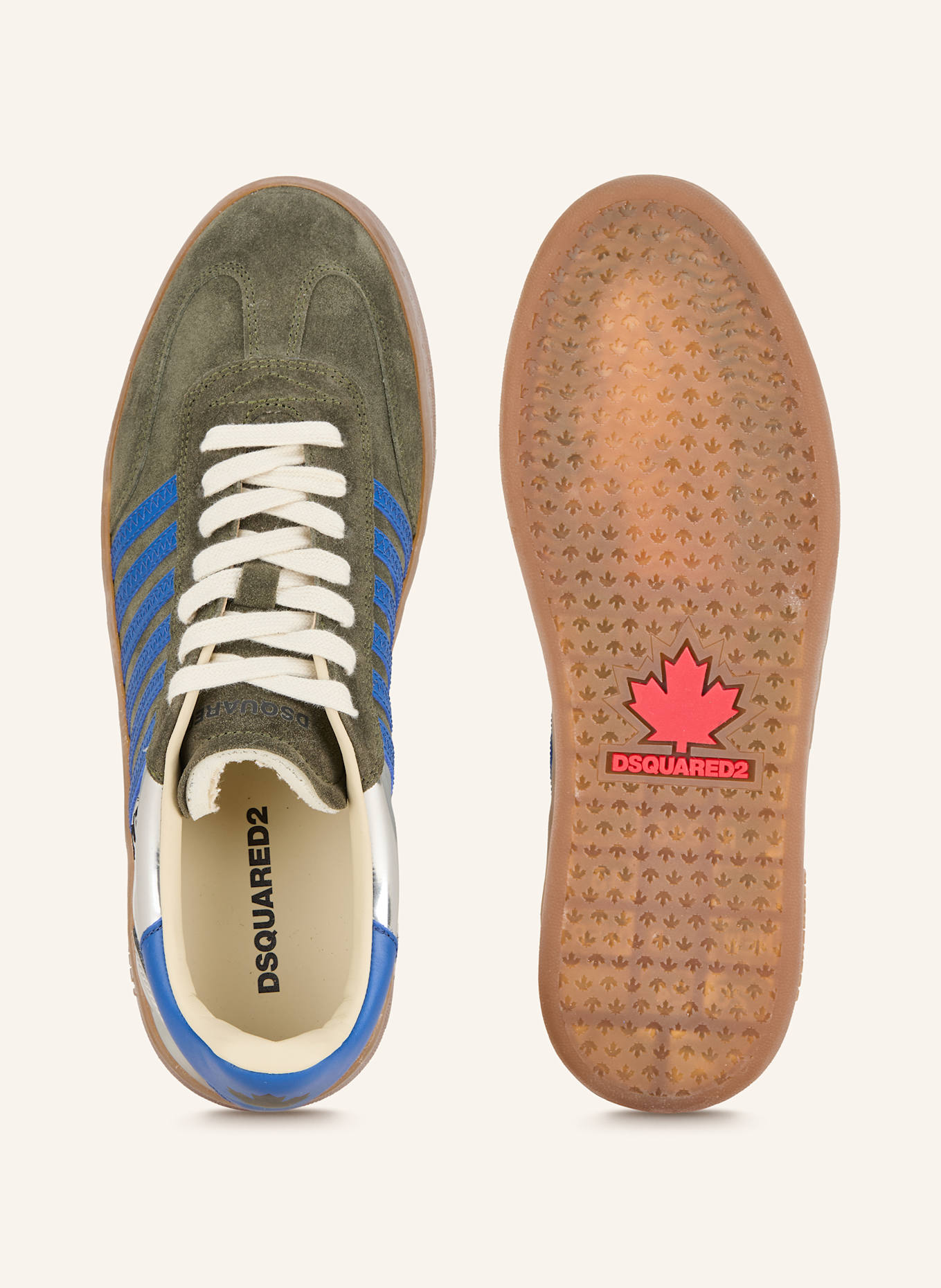 スニーカー Dsquared Chalk Suede Boxer Sneakers DSQUARED2 Crackle Suede Sneakers Boxer | 45