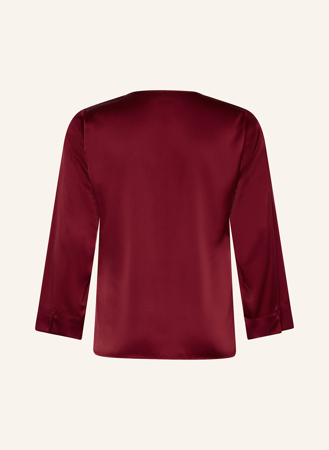 MARINA RINALDI Blusenshirt FARADAY aus Seide: DUNKELROT