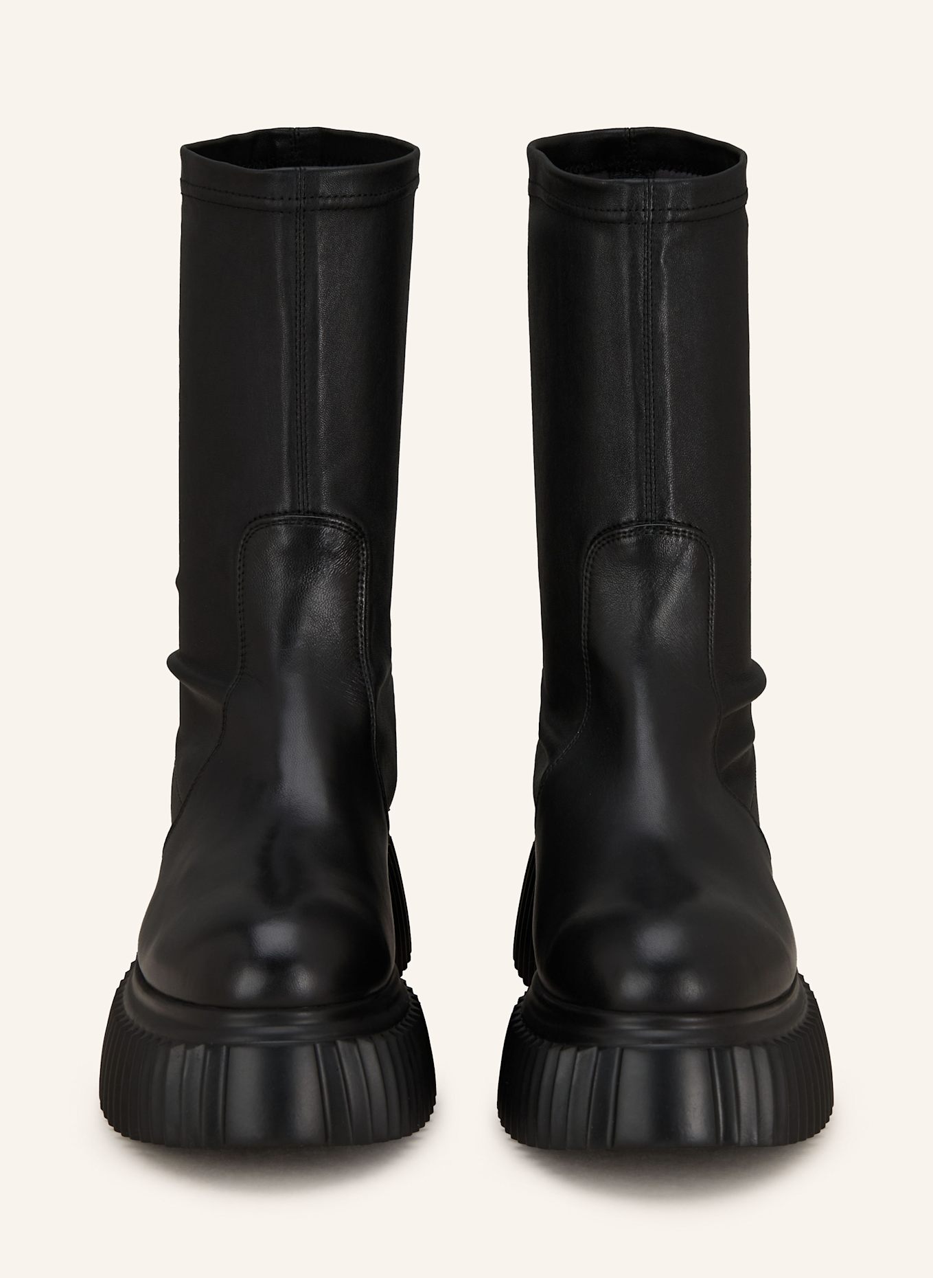 AGL Plateau-Boots MILAGROS: SCHWARZ