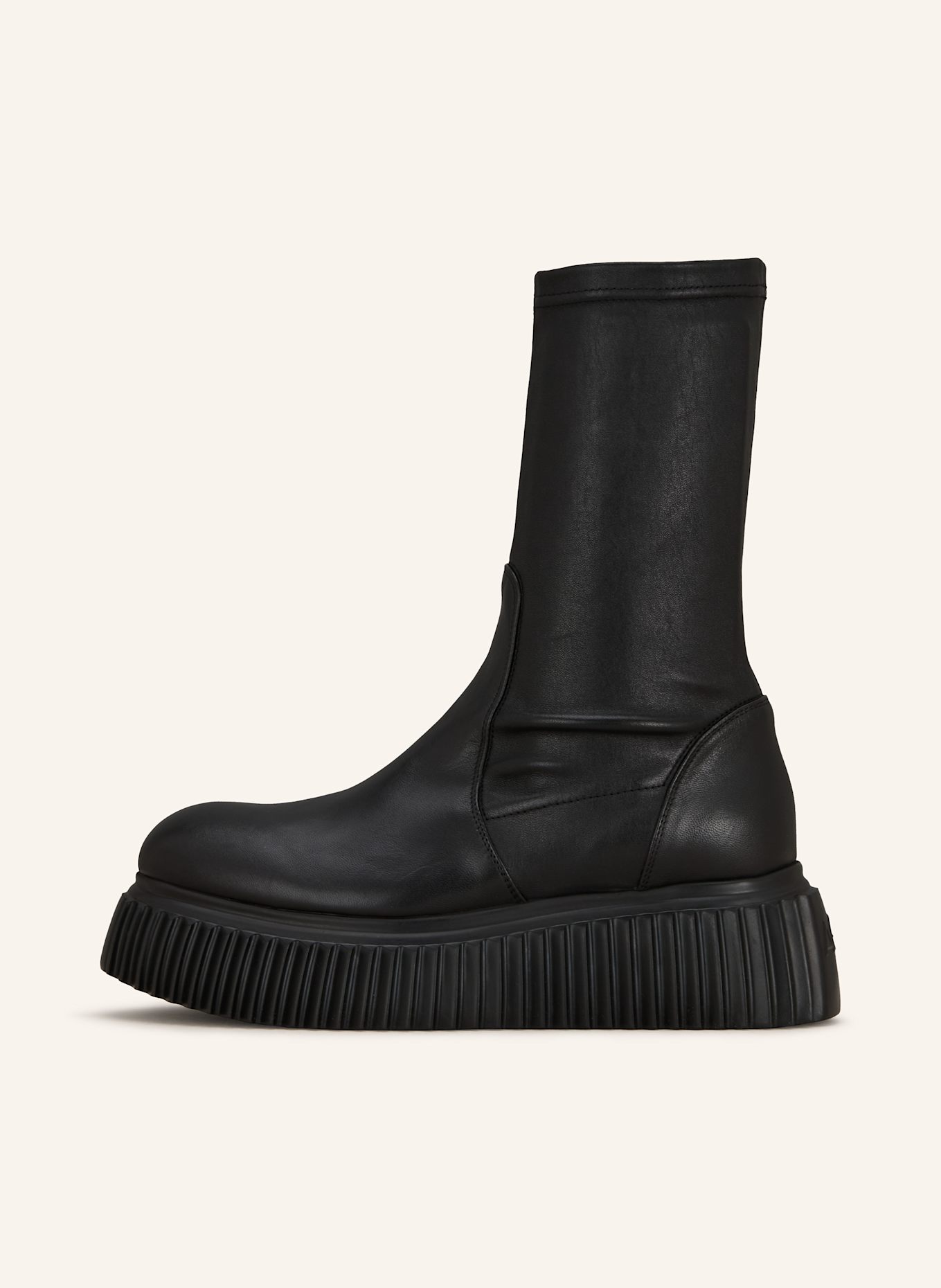 AGL Plateau-Boots MILAGROS: SCHWARZ