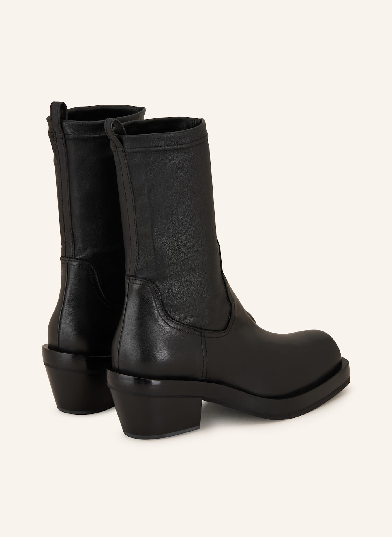 AGL Cowboy Boots MOTA: SCHWARZ