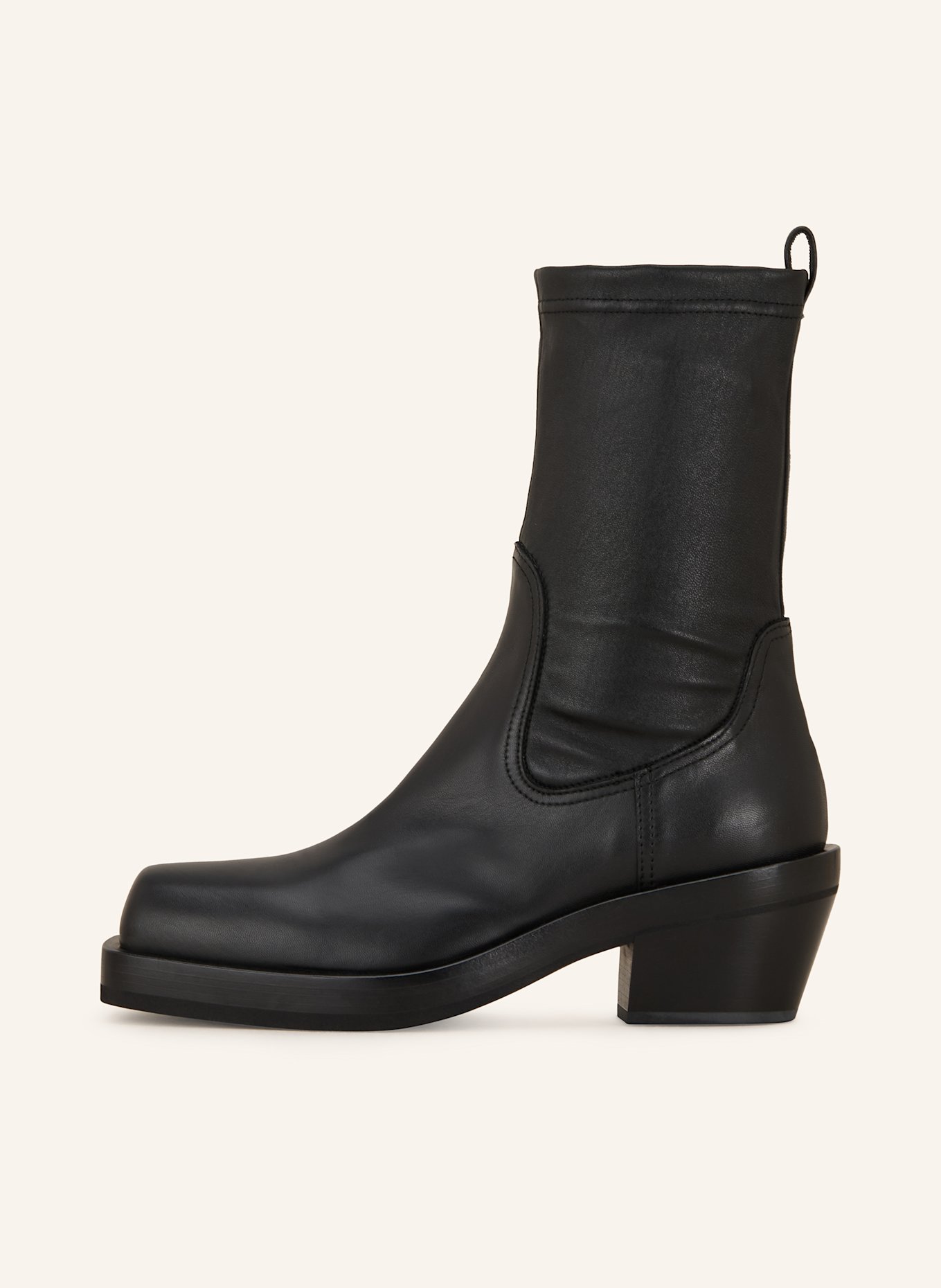 AGL Cowboy Boots MOTA: SCHWARZ