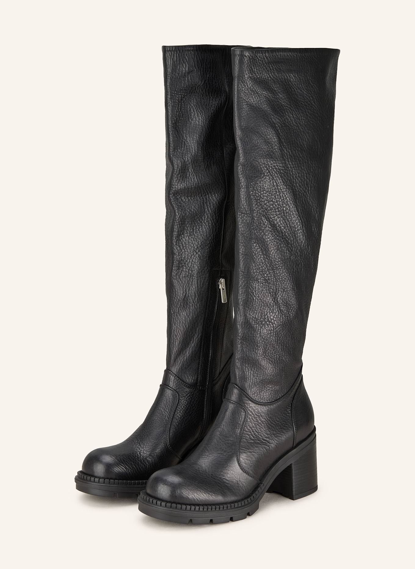AGL Overknee-Stiefel FRANKY: SCHWARZ