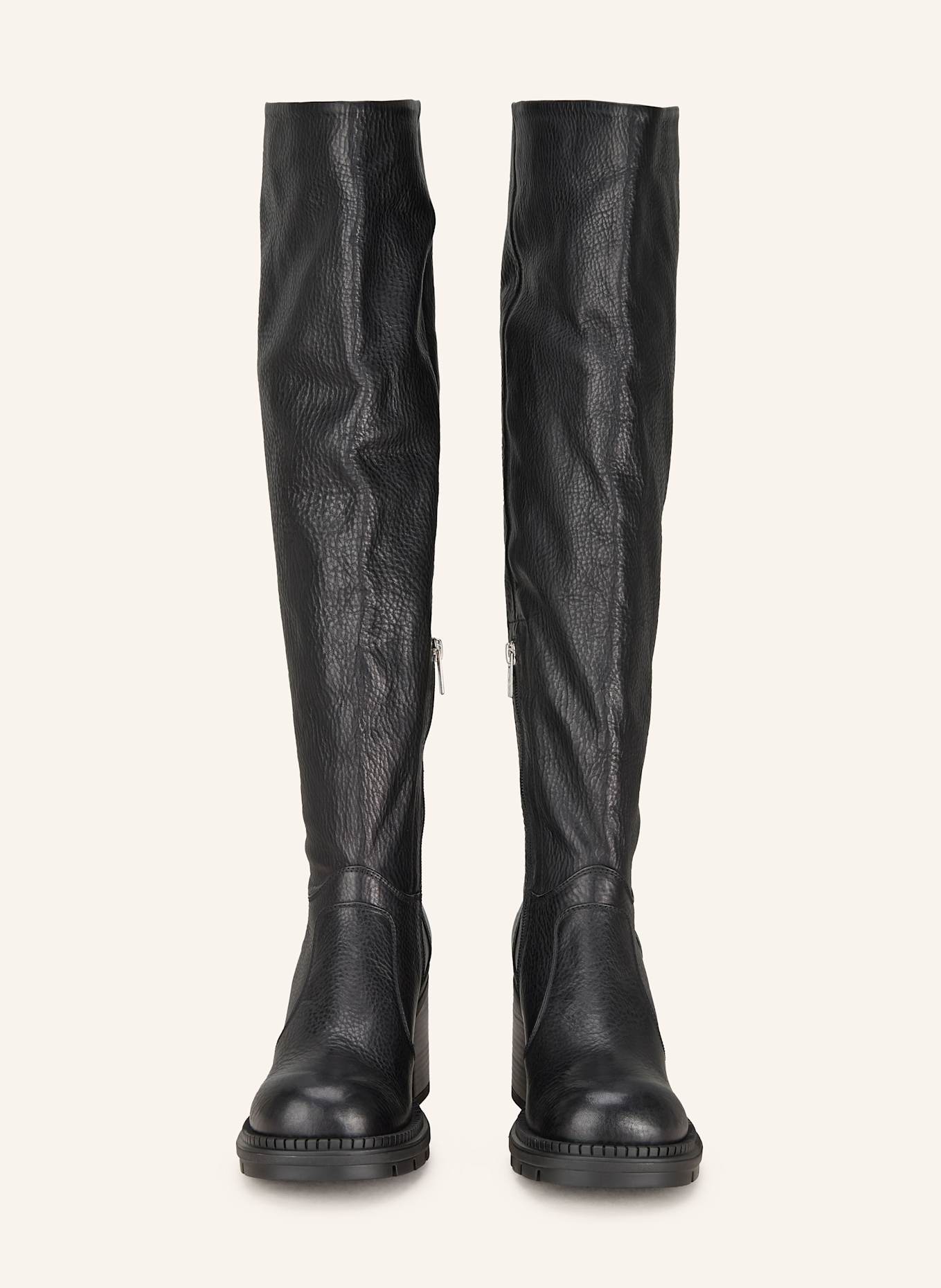 AGL Overknee-Stiefel FRANKY: SCHWARZ