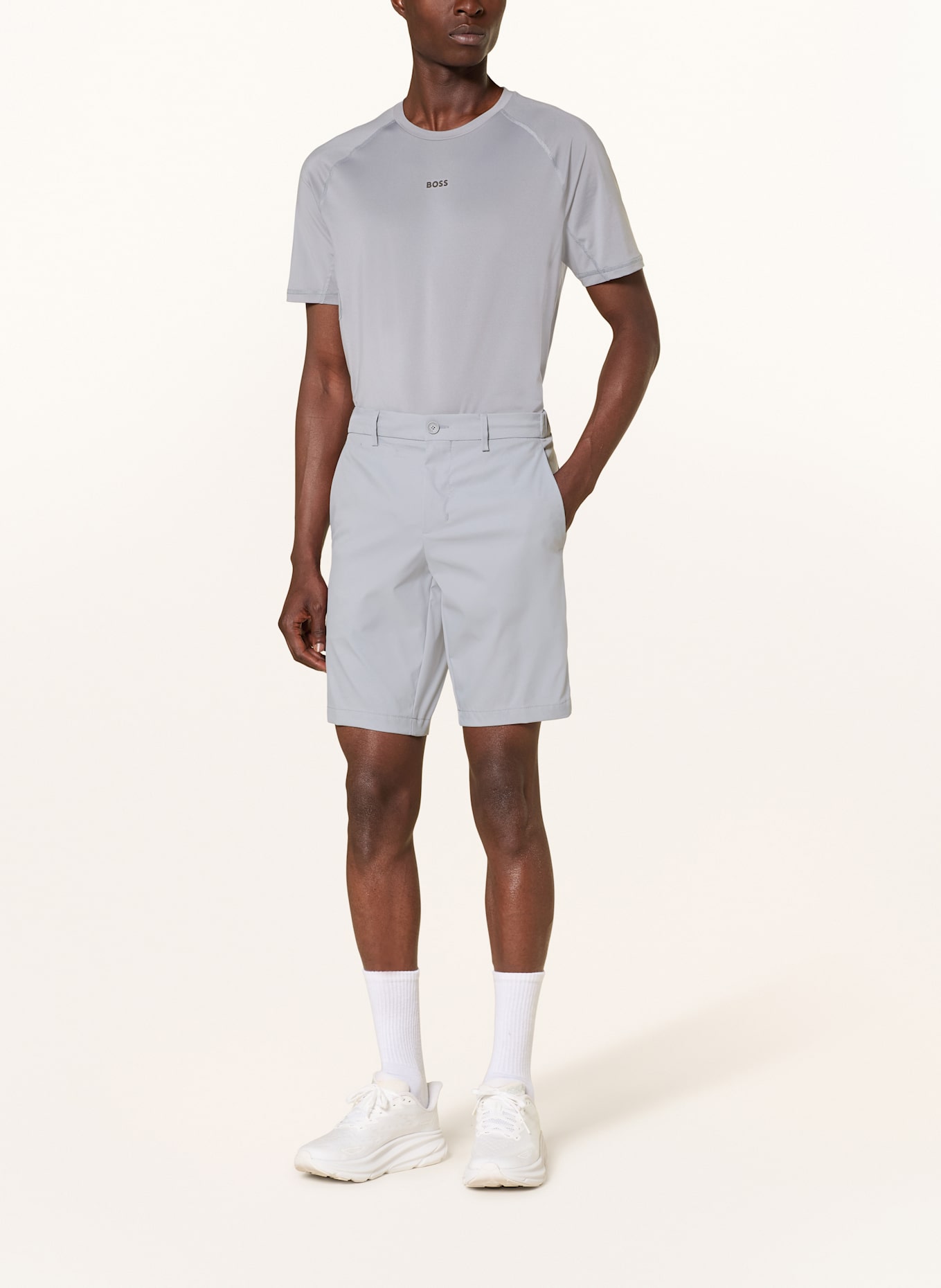 BOSS Golfshorts PHOENIX PRO: GRAU