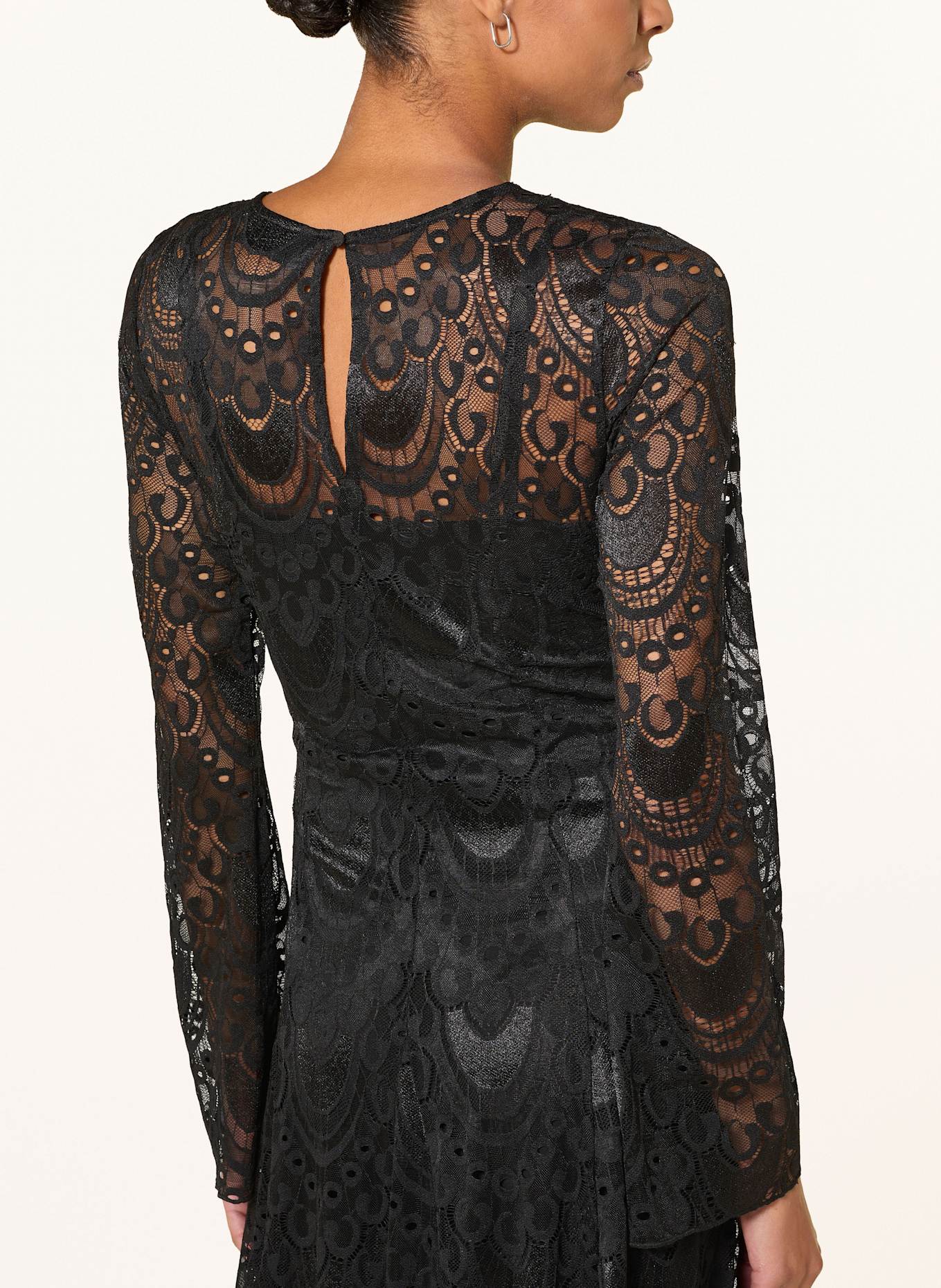 COPENHAGEN MUSE Kleid CMLACIE aus Lochspitze: SCHWARZ