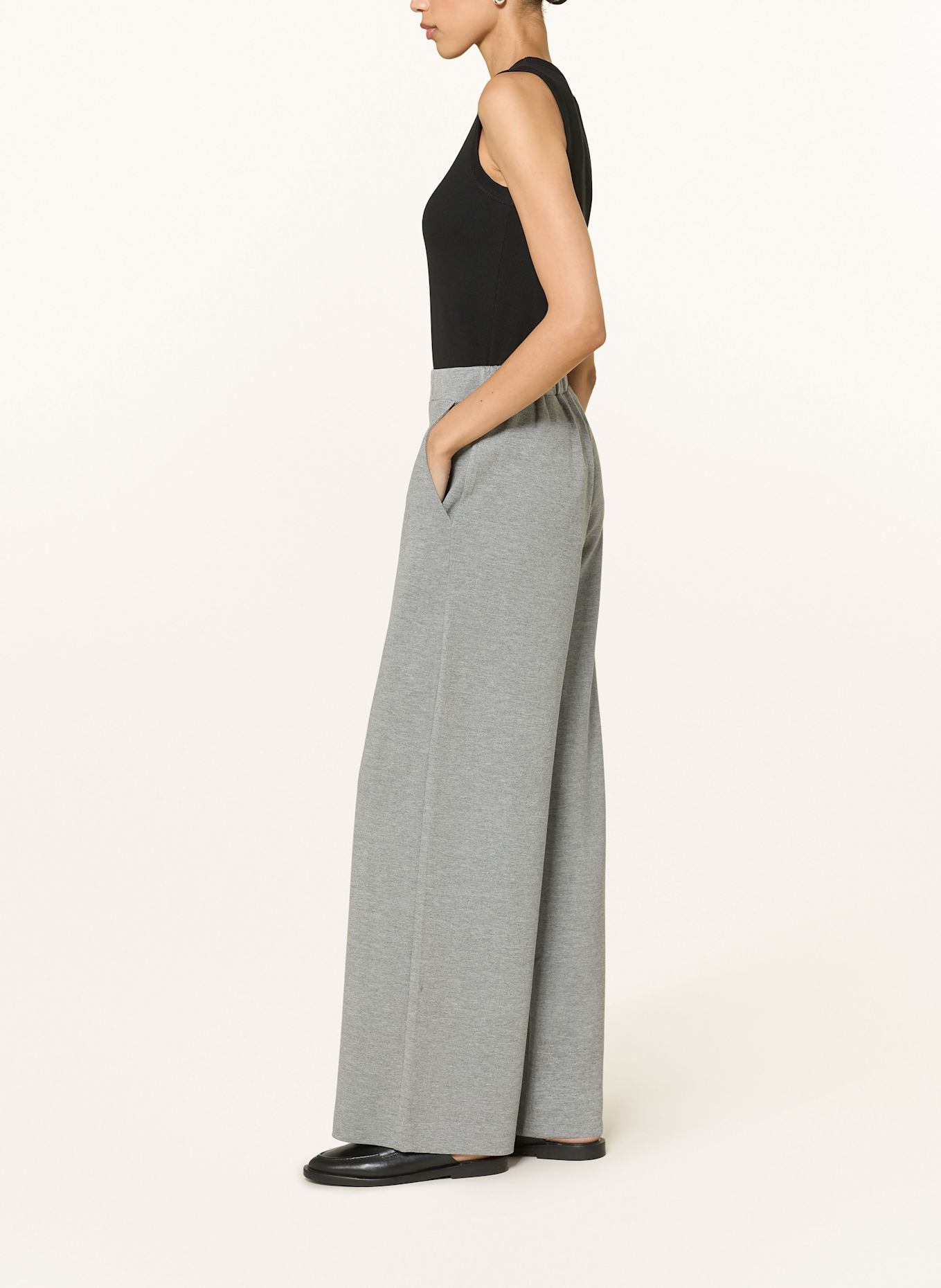 InWear Marlenehose GINCETTEIW aus Jersey: GRAU