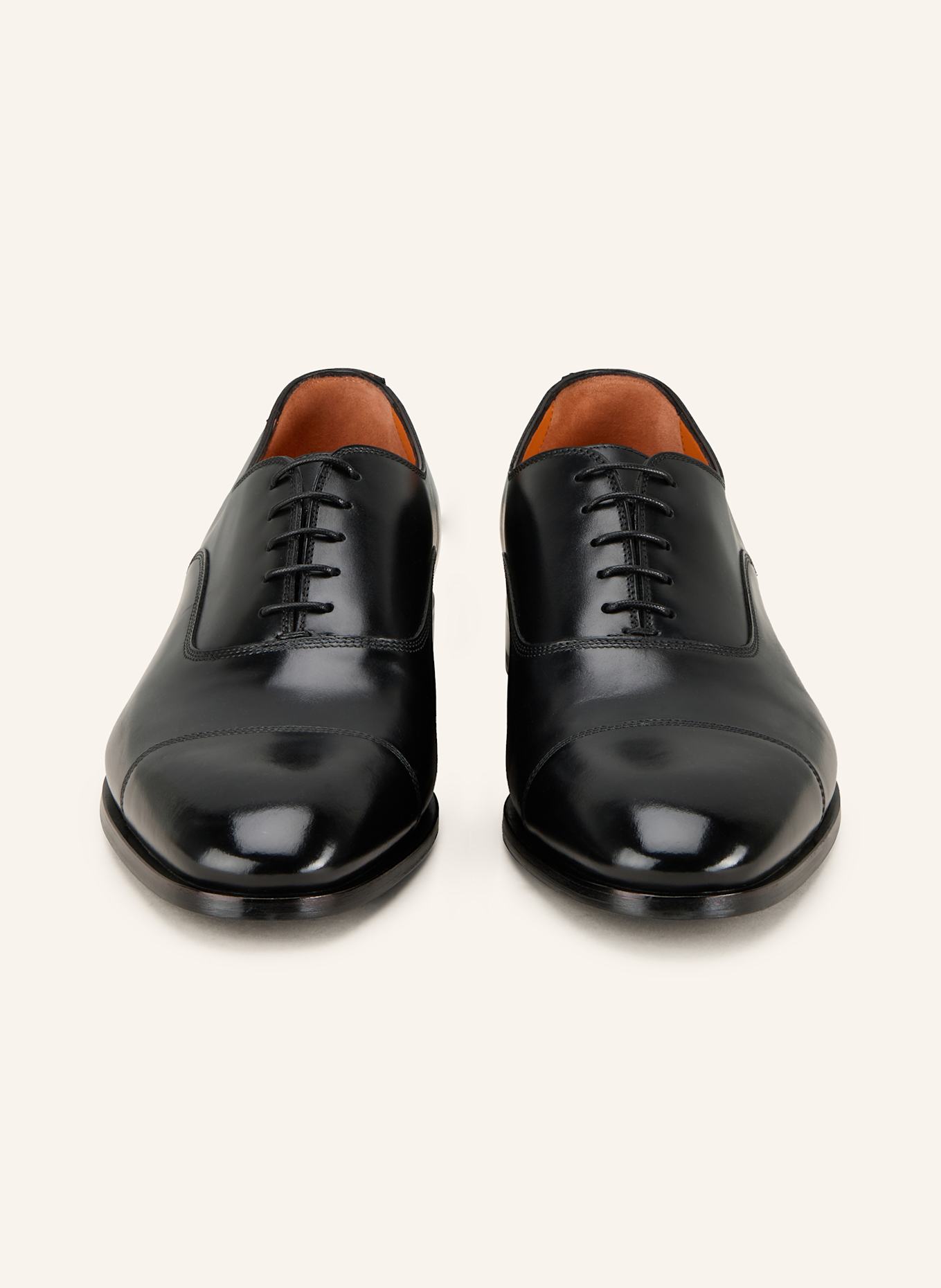 Santoni Obuwie sznurowane ARCHIE: CZARNY