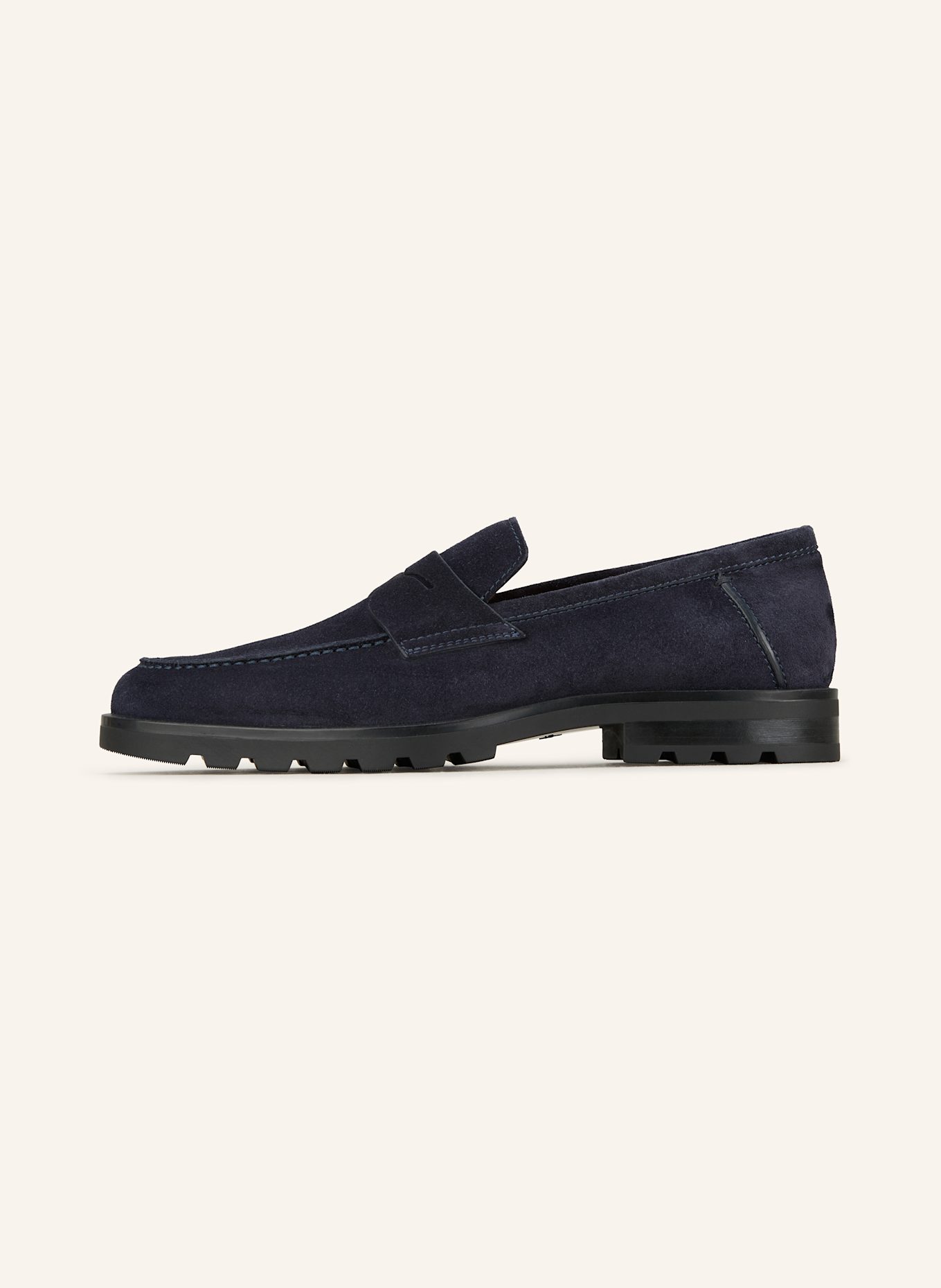 Santoni Penny loafers: DARK BLUE