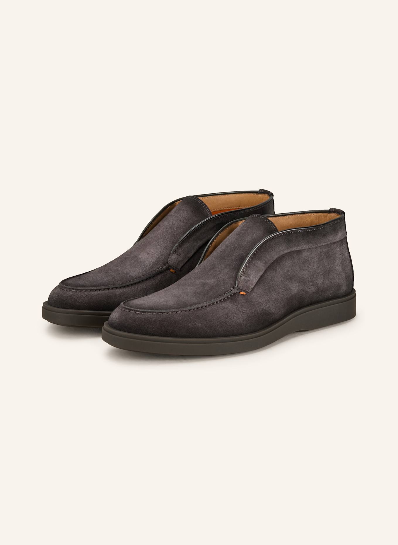 Santoni Pantofle DRAGON: CZIEMNOSZARY