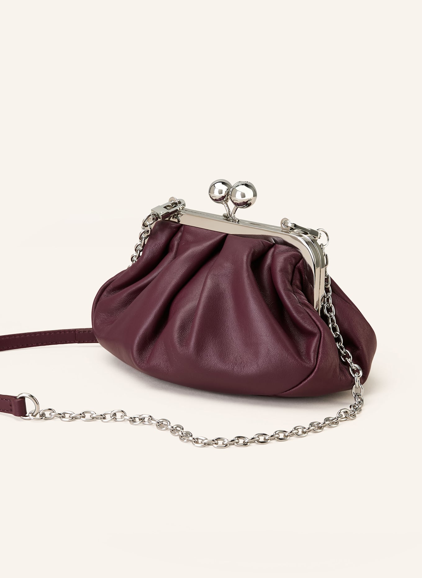 WEEKEND Max Mara Torba na ramię PRATI: CIEMNOCZERWONY