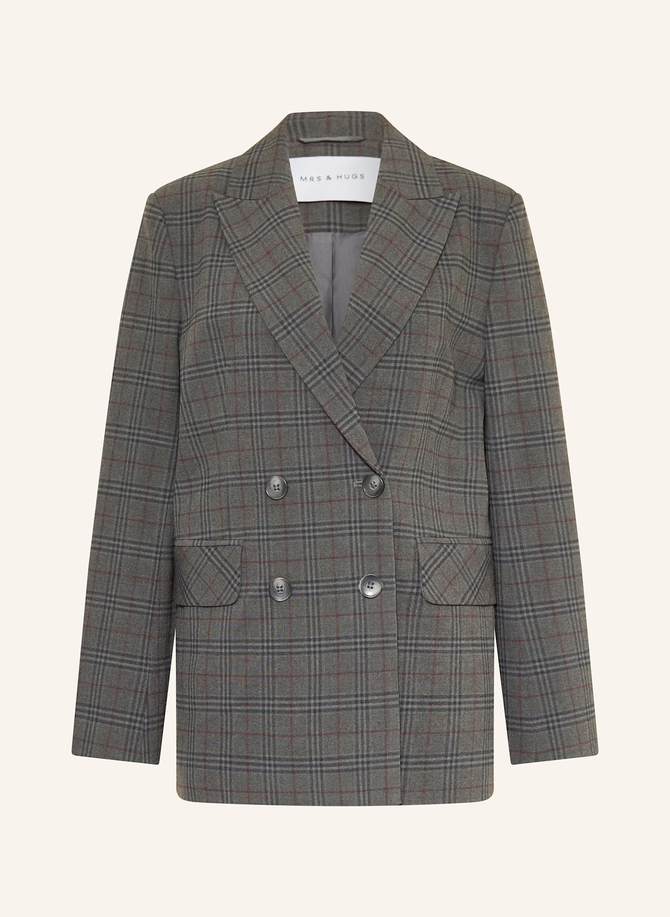 MRS & HUGS Blazer: GRAU