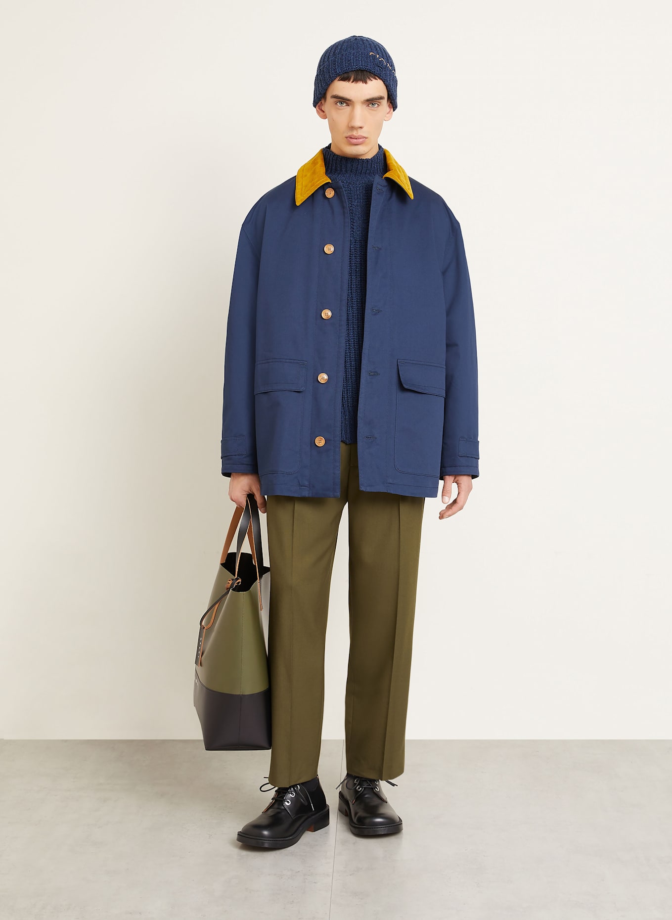 MARNI Chino Regular Fit: OLIV