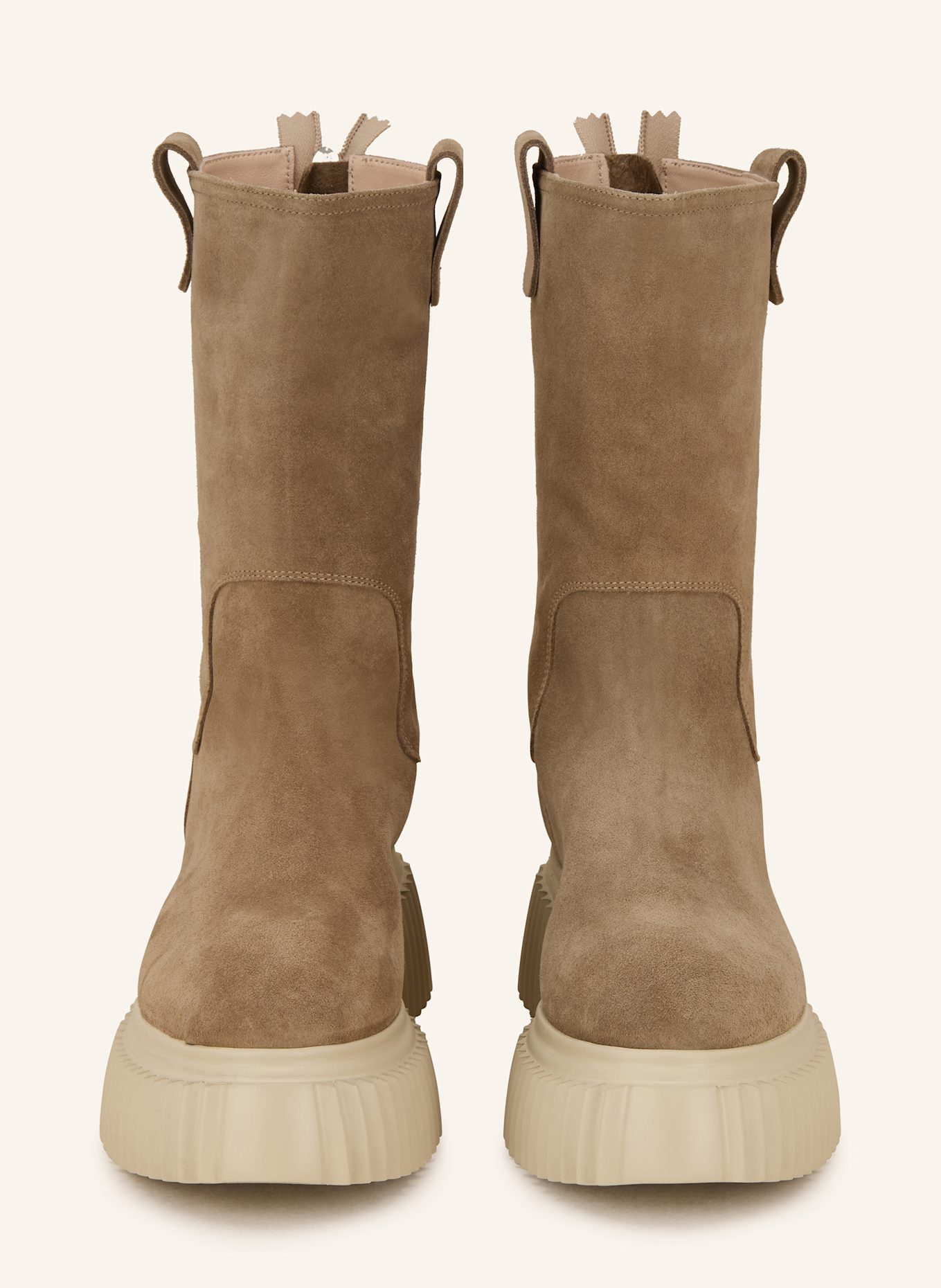 AGL Plateau-Boots MILAGROS: BEIGE