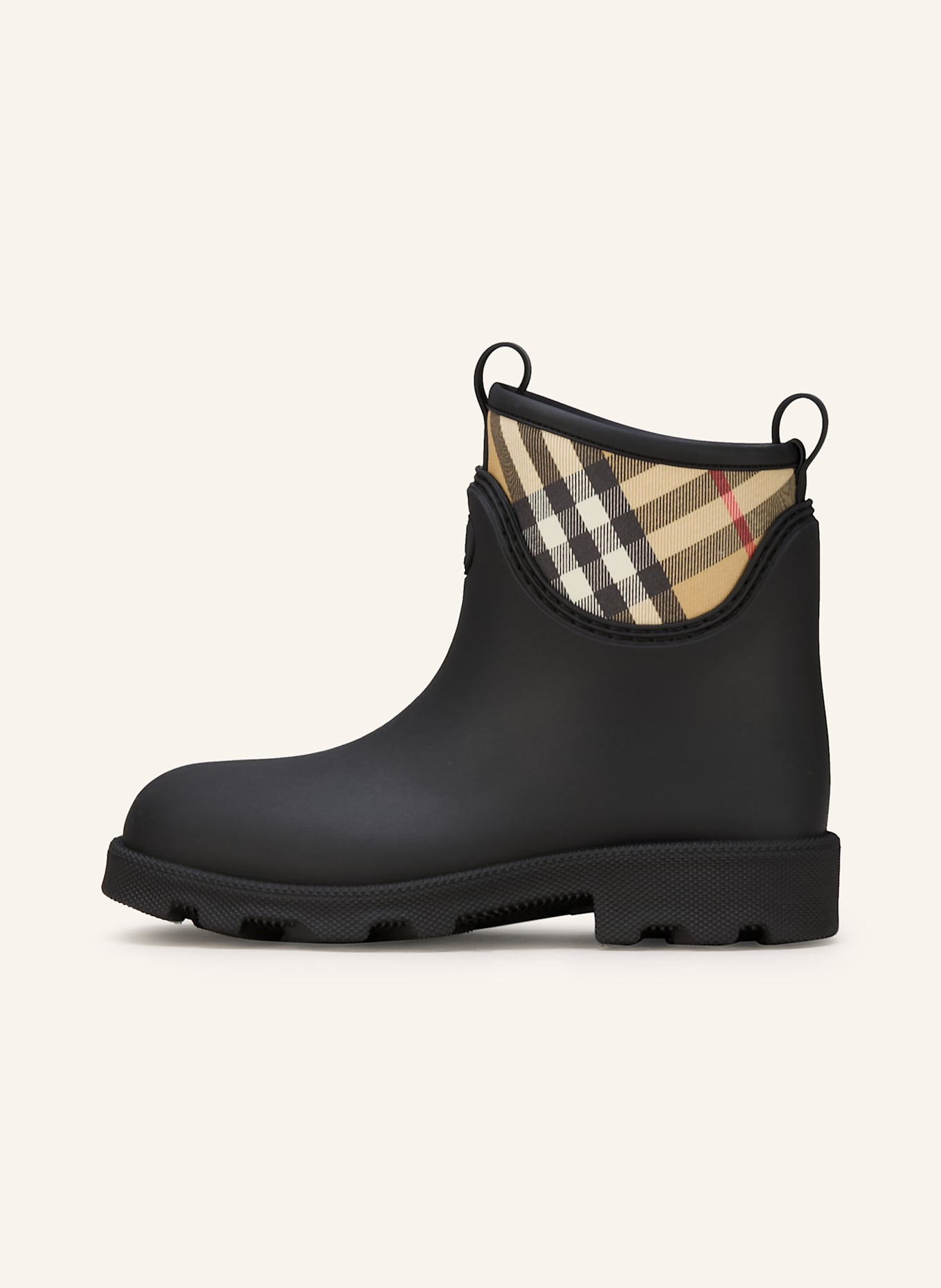 BURBERRY Gummistiefel MARSH STAMP: SCHWARZ