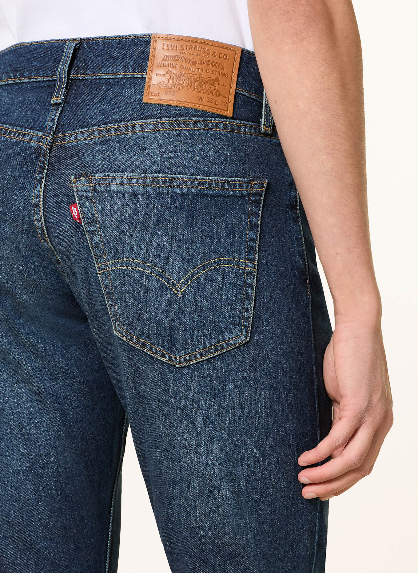 Levi's® Jeans 512 Slim Tapered Fit: 54 Dark Indigo - Worn In