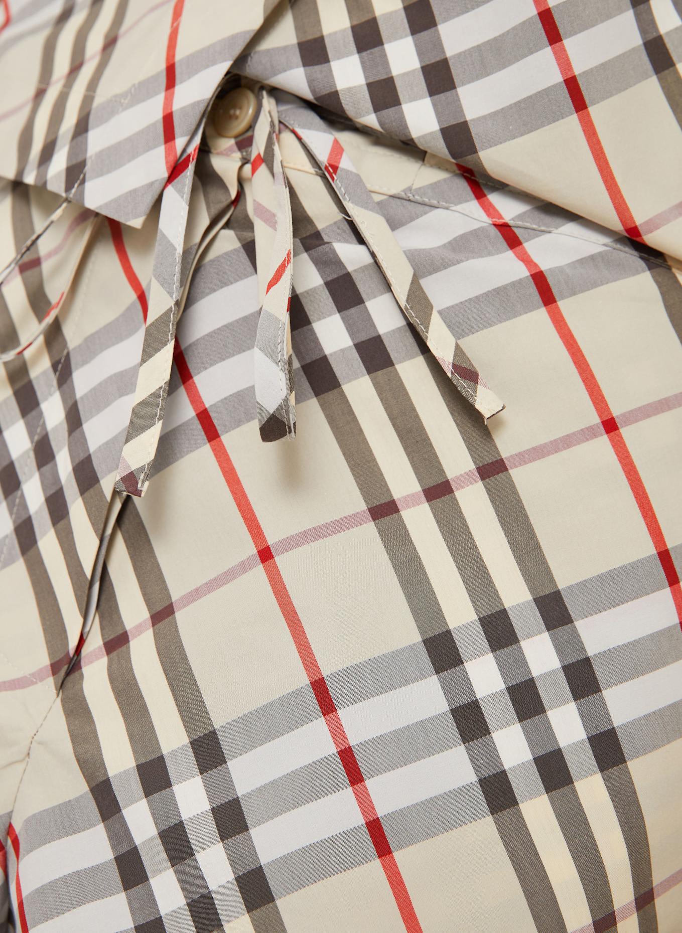 BURBERRY Szorty: KREMOWY/ CZARNY/ CZERWONY
