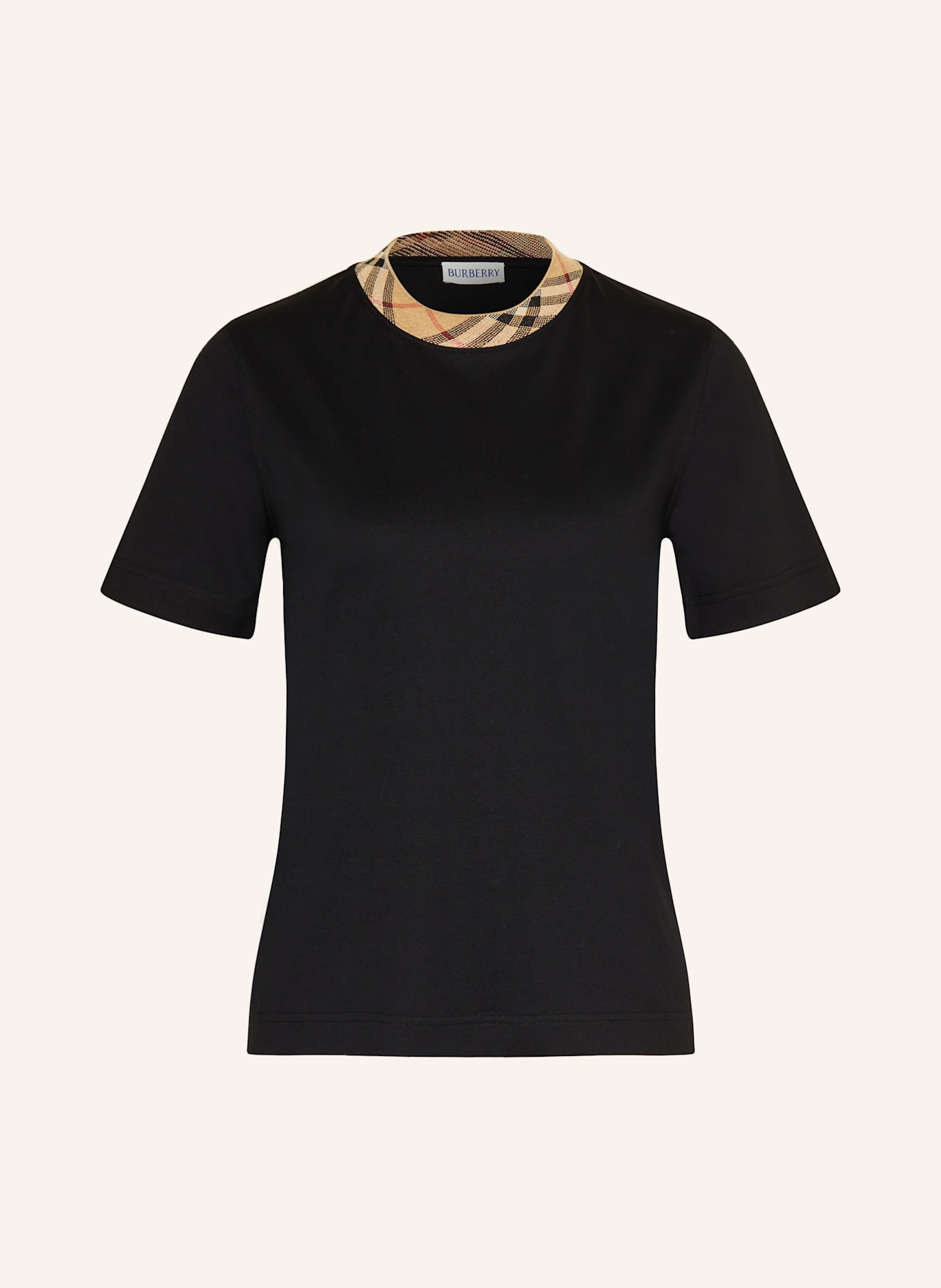 BURBERRY T-shirt: CZARNY
