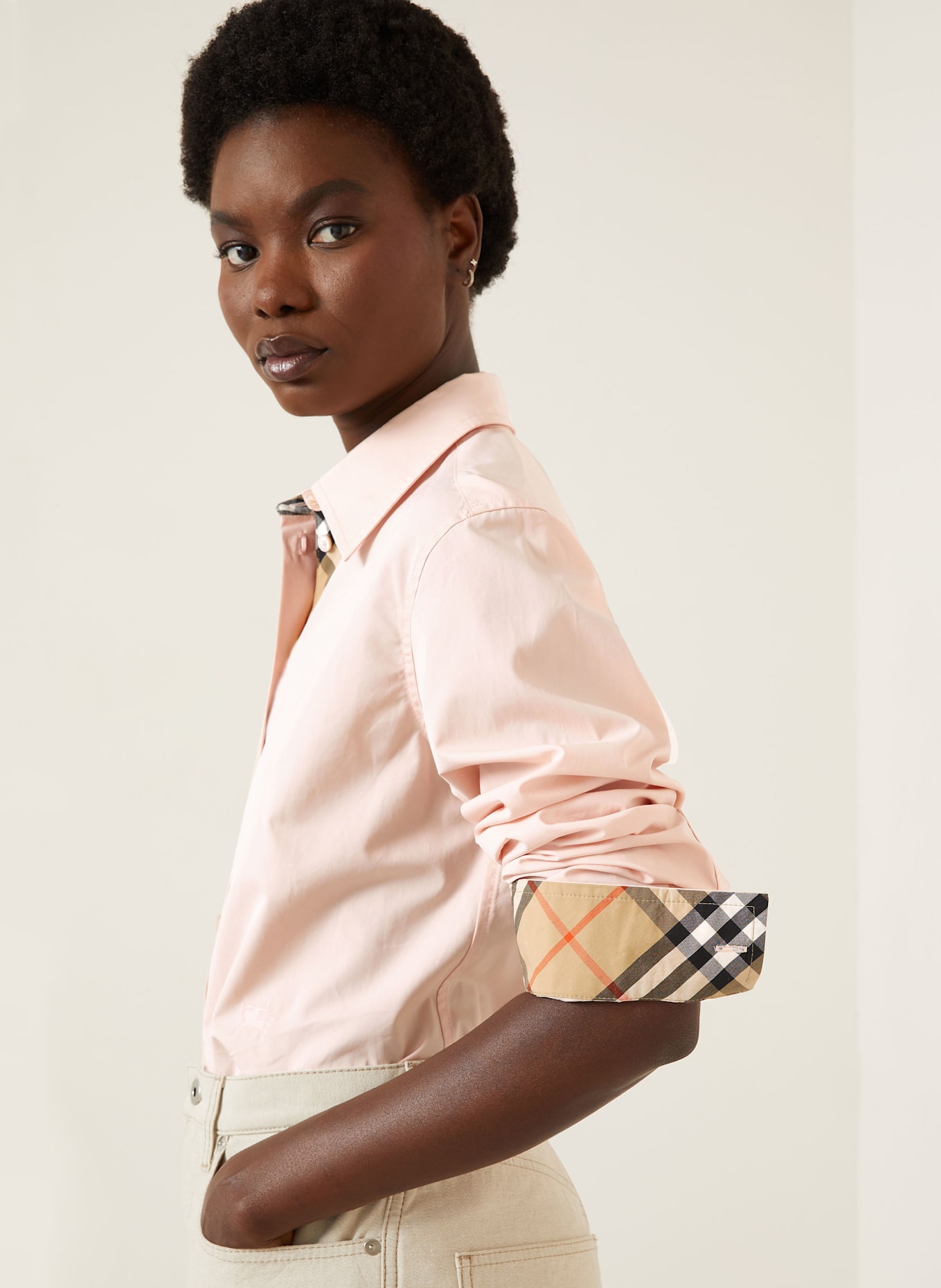 BURBERRY Koszula: ŁOSOSIOWY