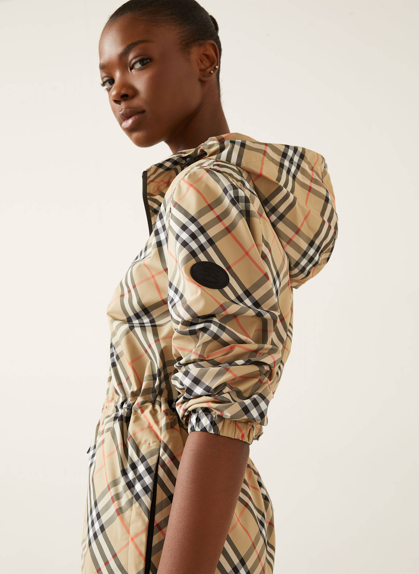 BURBERRY Kurtka: BEŻOWY/ CZARNY/ CZERWONY