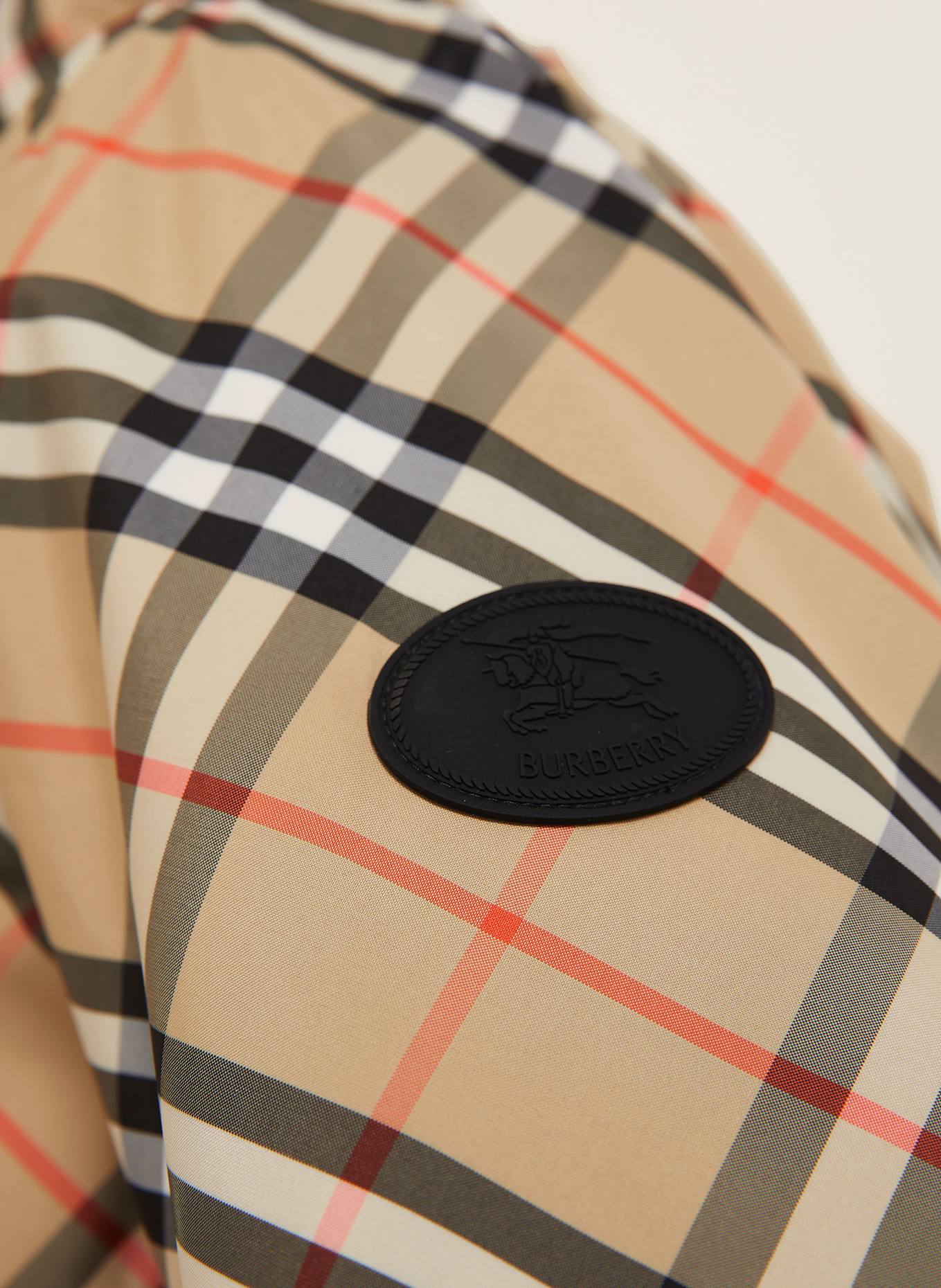 BURBERRY Kurtka: BEŻOWY/ CZARNY/ CZERWONY
