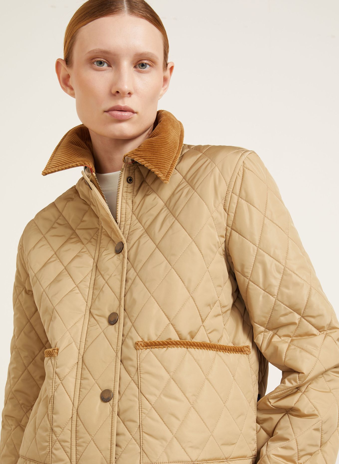 BURBERRY Quilted jacket OLDHAM in beige