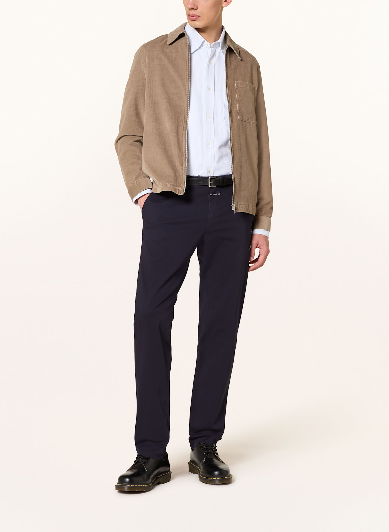 CLOSED Chino CLIFTON TRUE Slim Fit: DUNKELBLAU