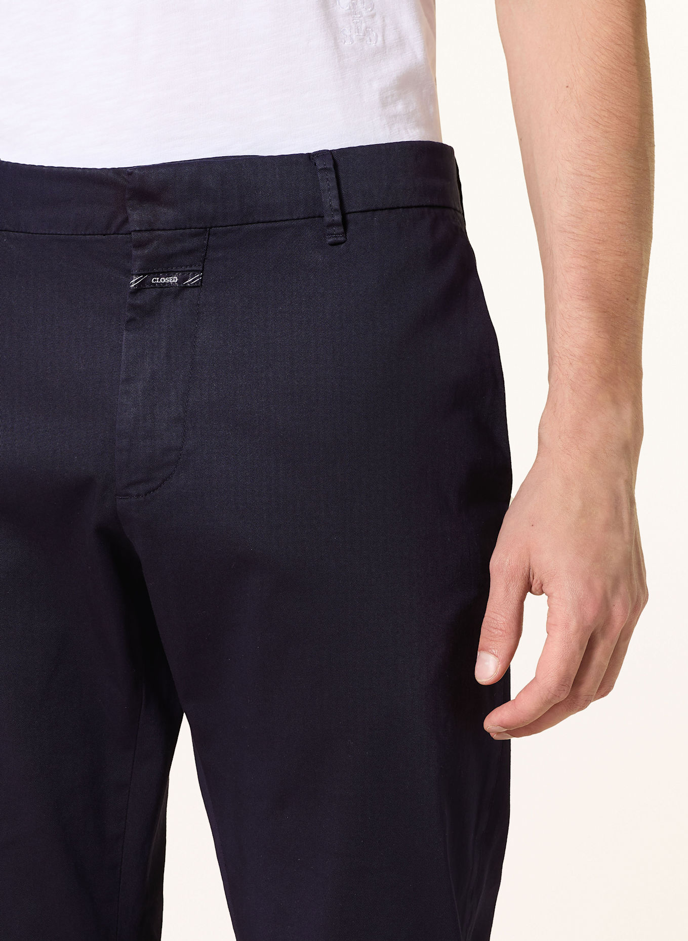CLOSED Chino CLIFTON TRUE Slim Fit: DUNKELBLAU