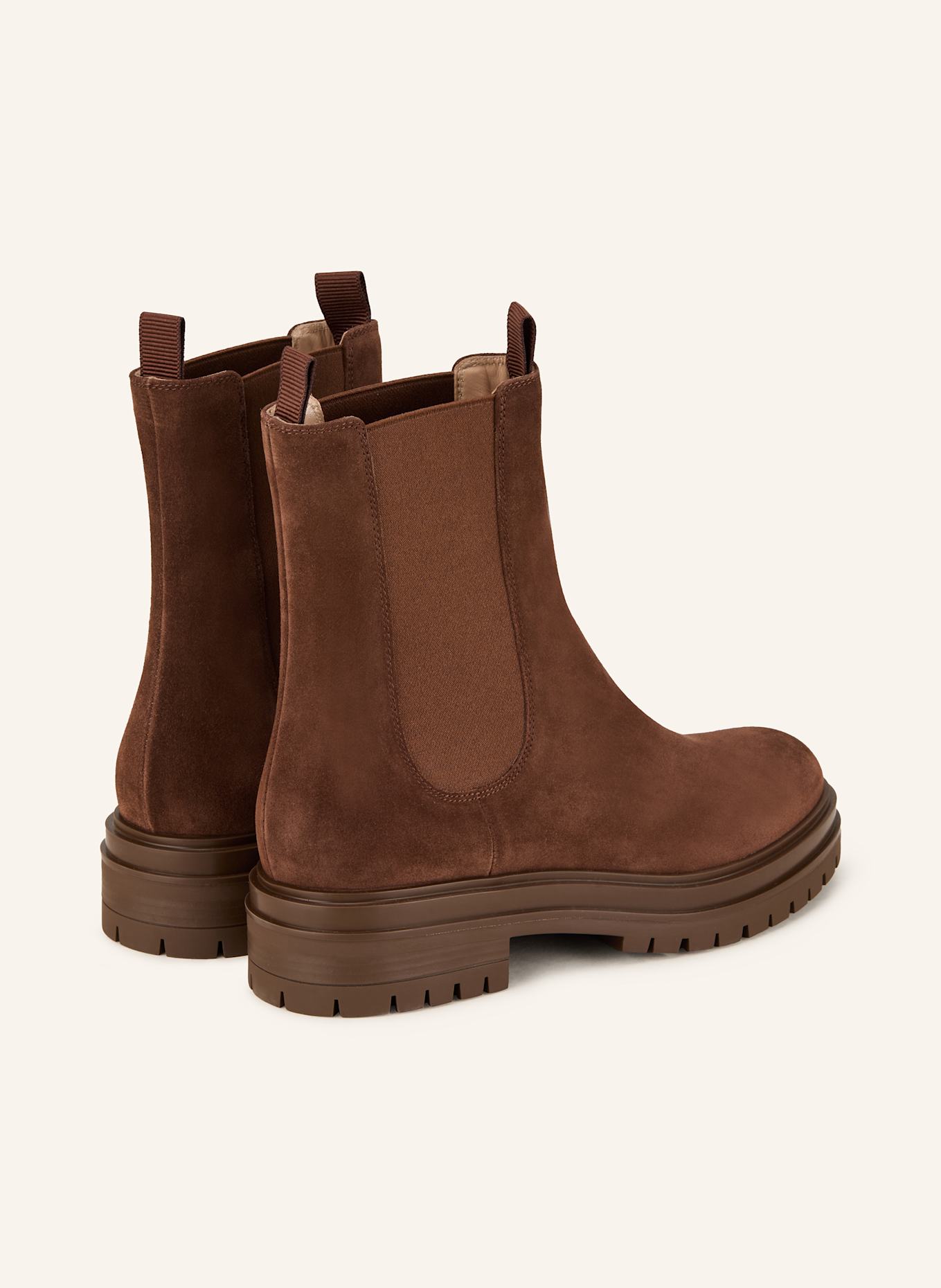 Gianvito Rossi Chelsea boty: HNĚDÁ