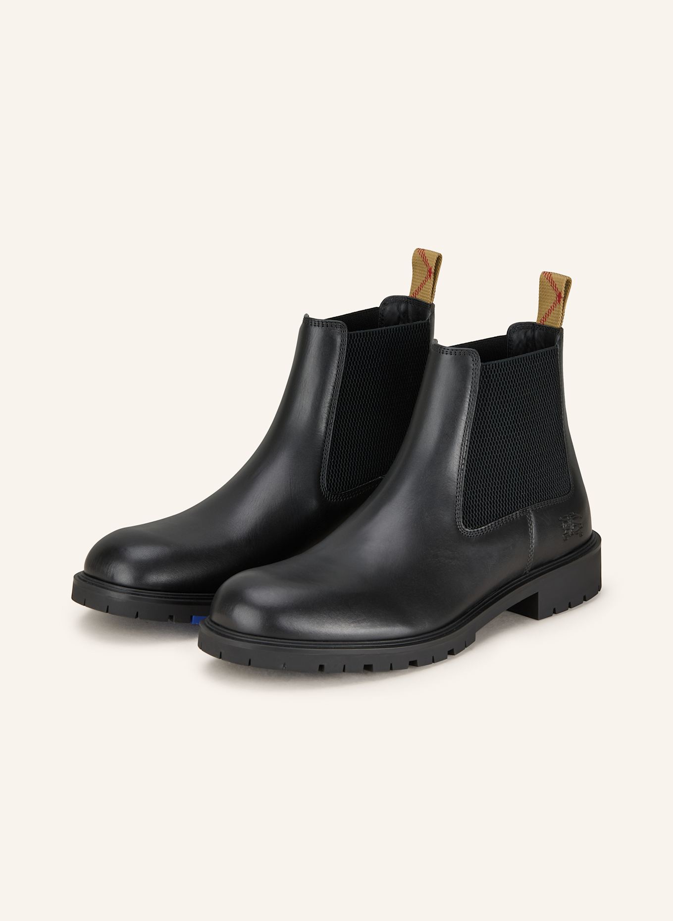 BURBERRY Chelsea-Boots: SCHWARZ