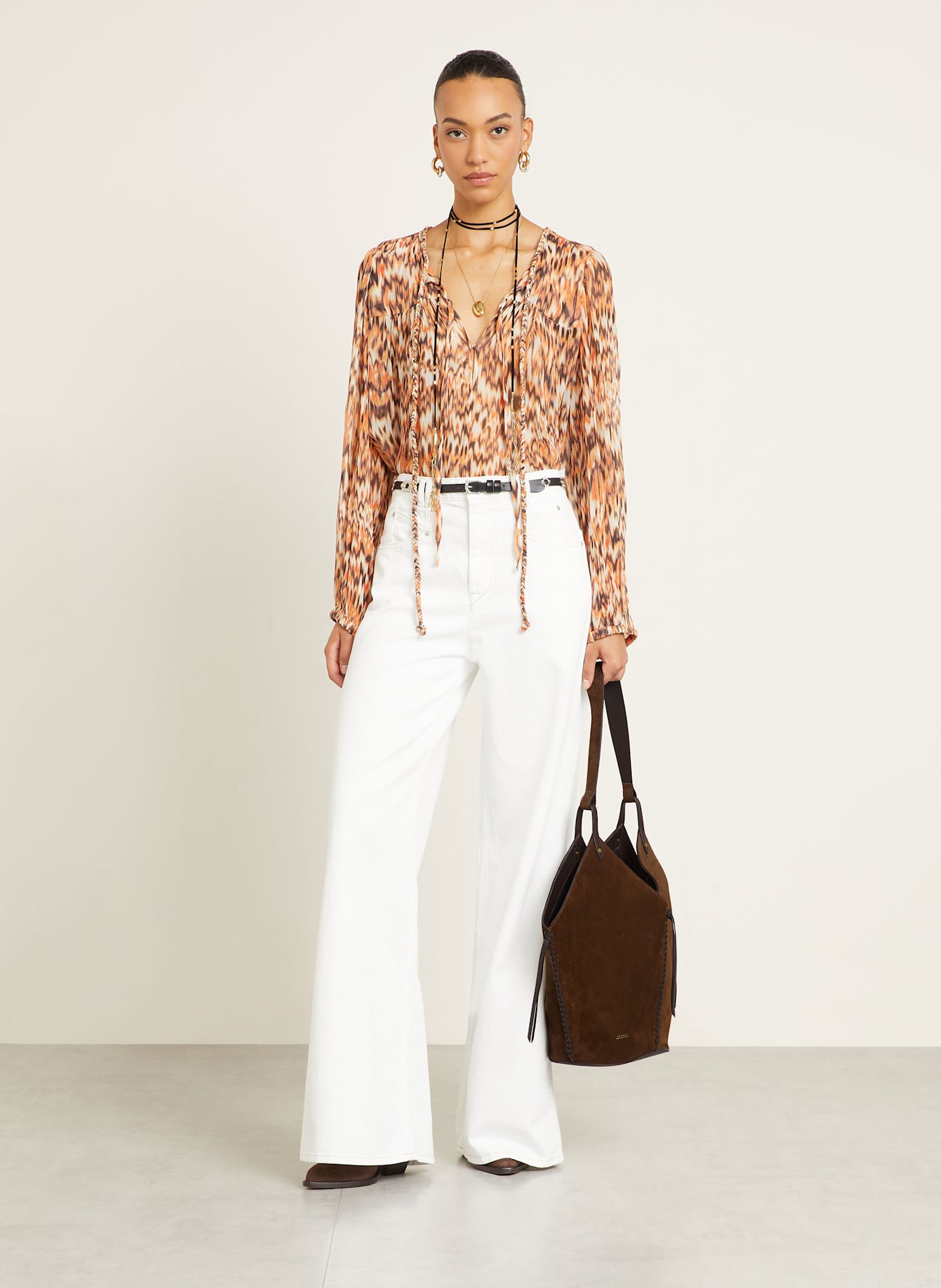 ISABEL MARANT Shopper TAMPA: DUNKELBRAUN
