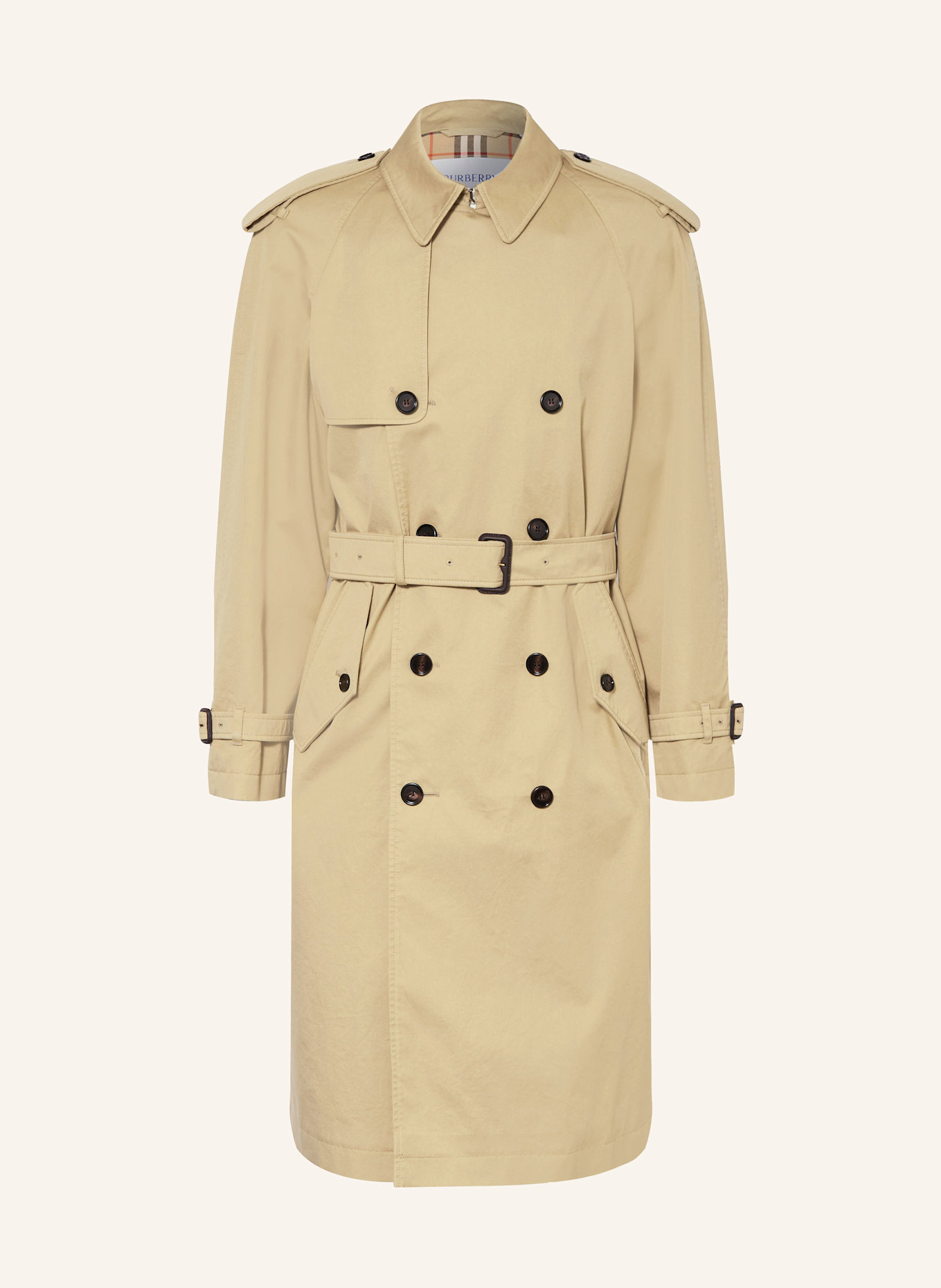 BURBERRY Trencz HIGHBURY: JASNOBRĄZOWY