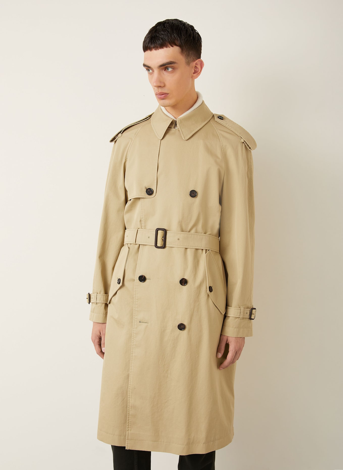 BURBERRY Trencz HIGHBURY: JASNOBRĄZOWY
