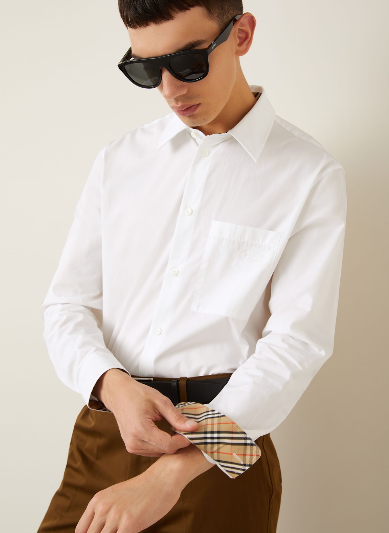 BURBERRY Košile Regular Fit: BÍLÁ