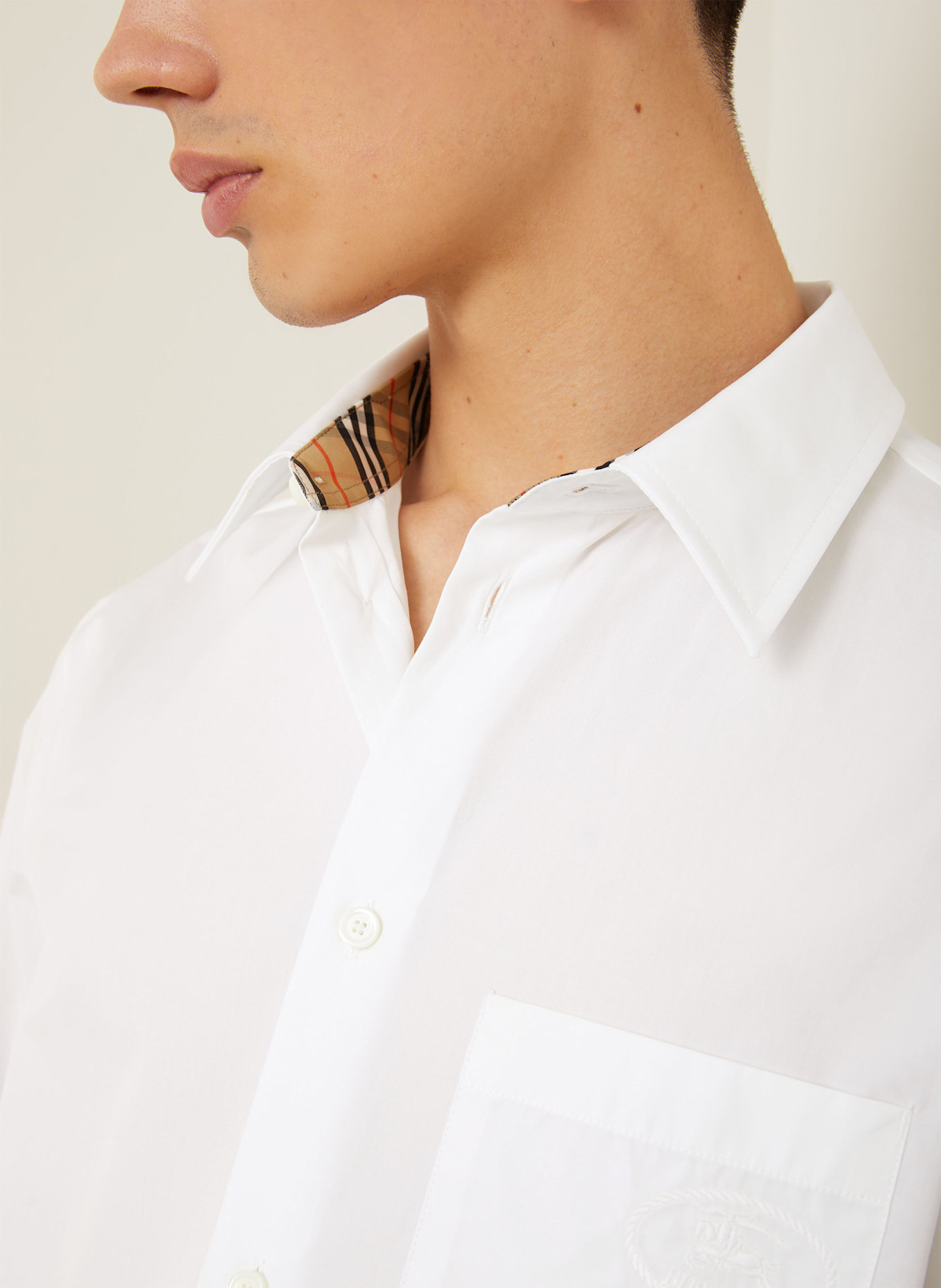 BURBERRY Košile Regular Fit: BÍLÁ