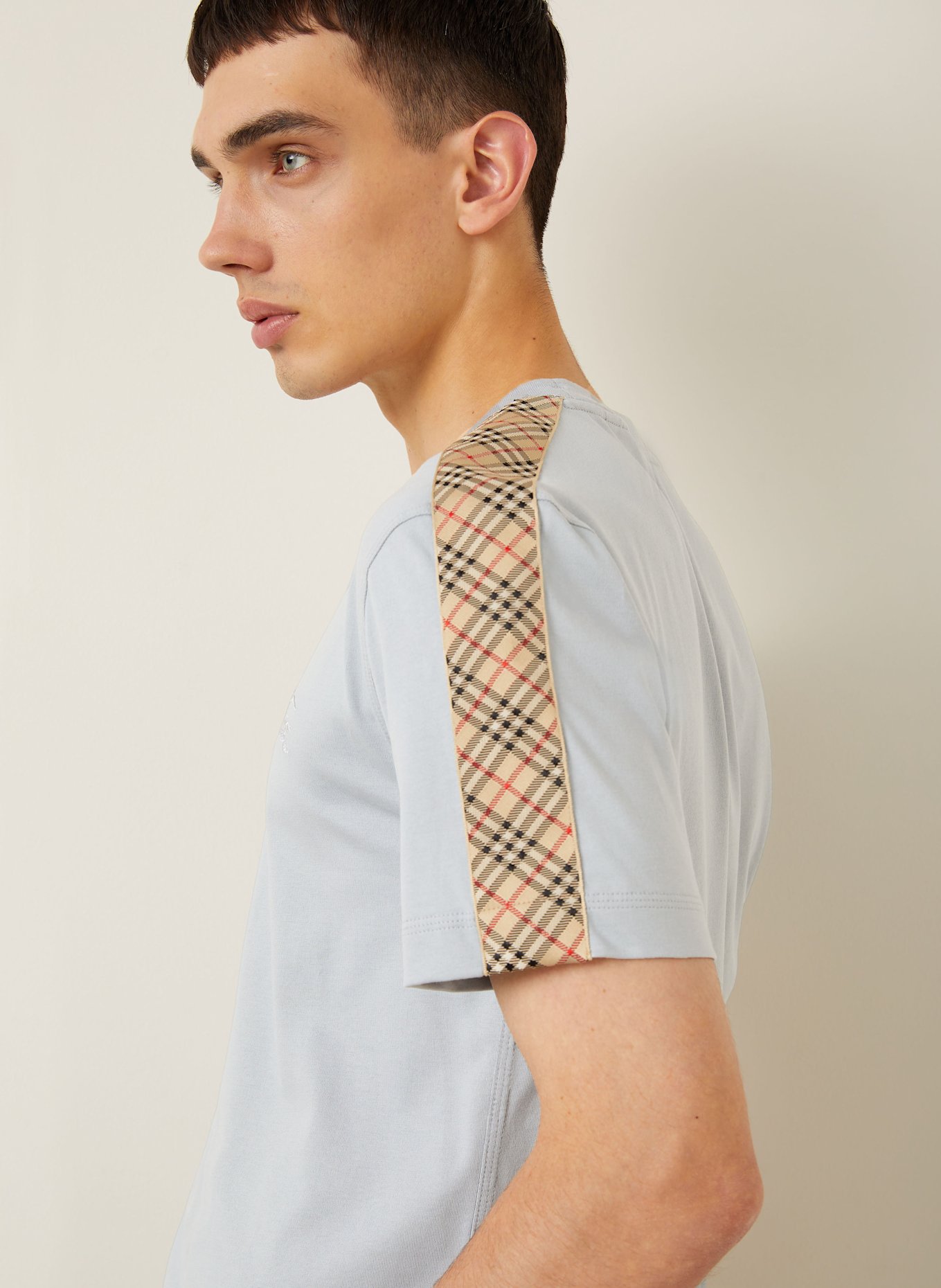 BURBERRY T-shirt: JASNONIEBIESKI/ BEŻOWY