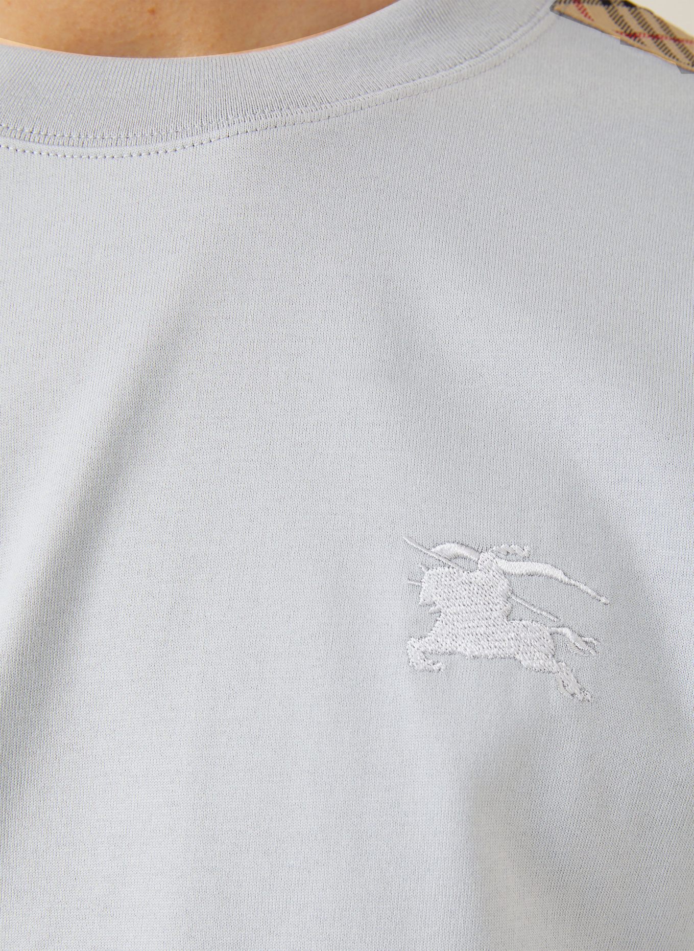 BURBERRY T-shirt: JASNONIEBIESKI/ BEŻOWY