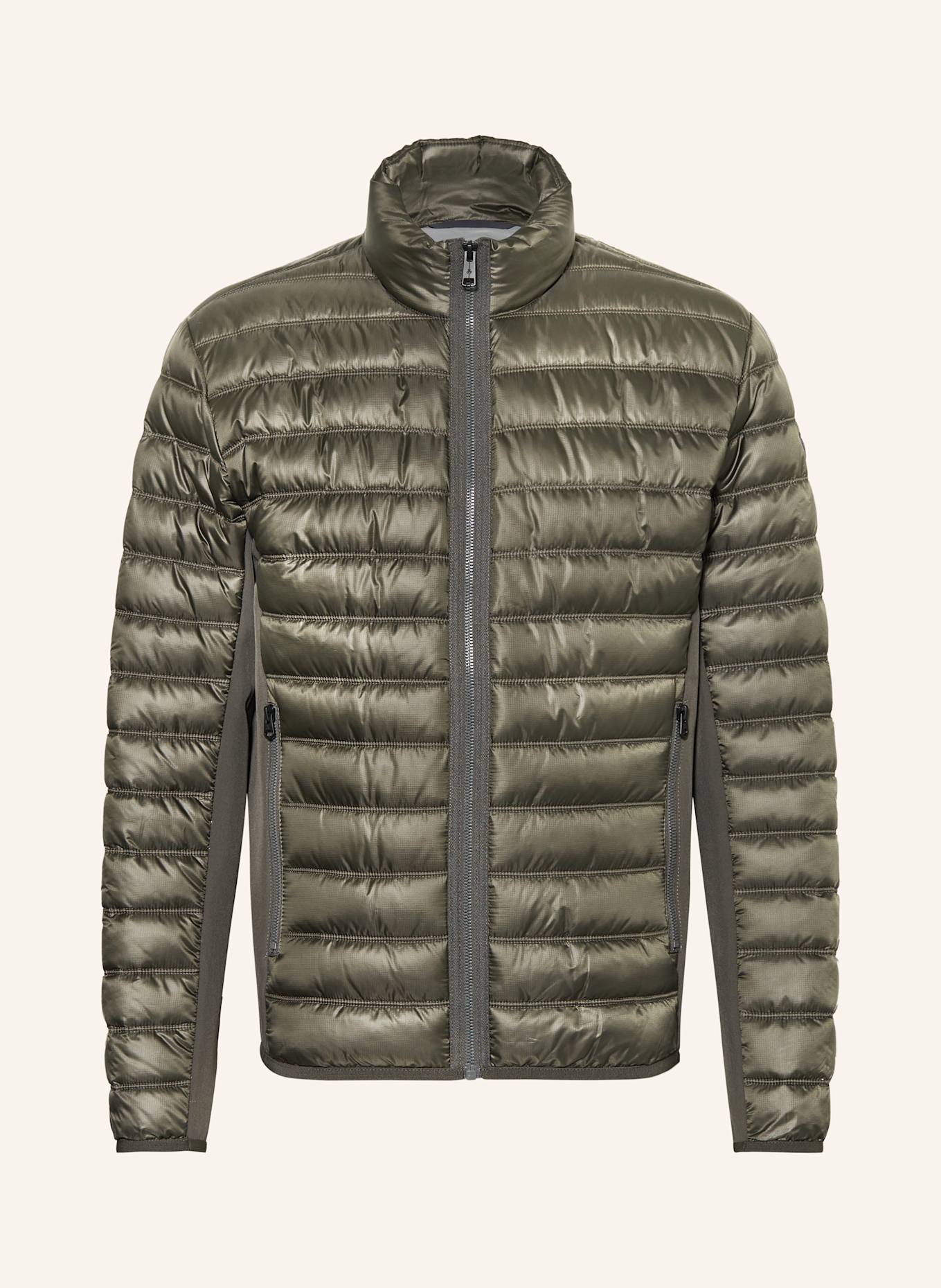 Marc O'Polo Steppjacke im Materialmix: KHAKI