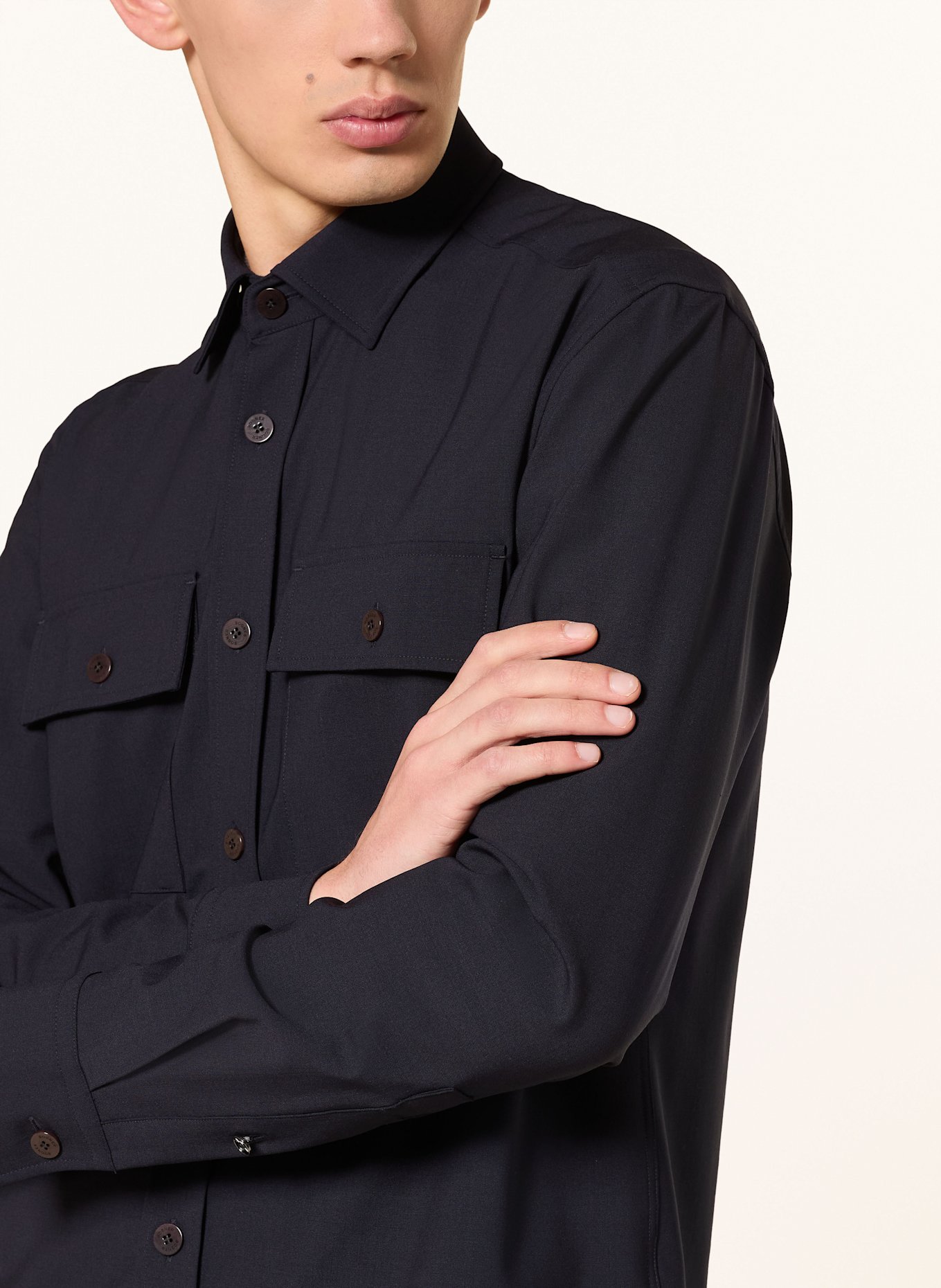 BOGNER Overjacket CLIVE: DUNKELBLAU