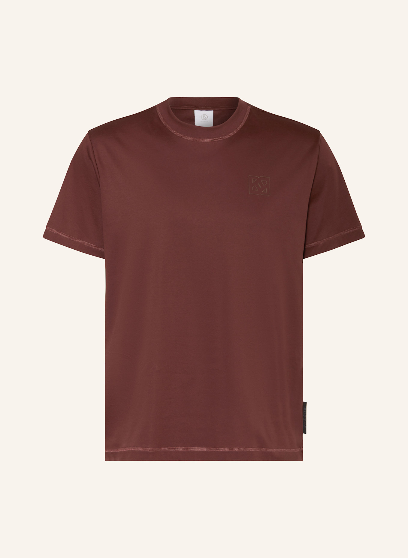 BOGNER T-Shirt LUKAS: DUNKELROT