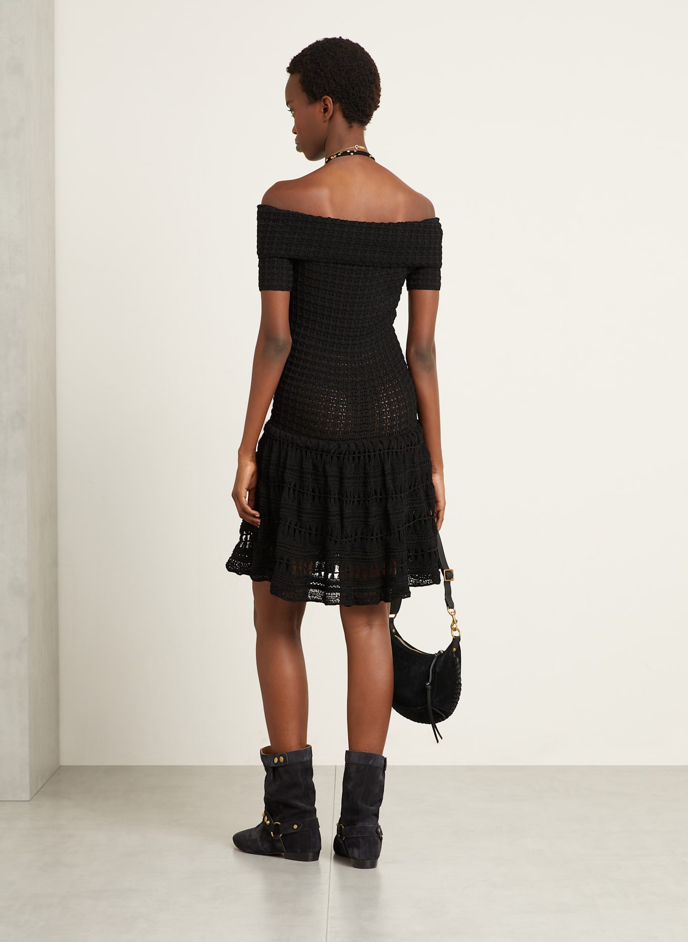 ISABEL MARANT Cocktailkleid CHARLOTTE: SCHWARZ