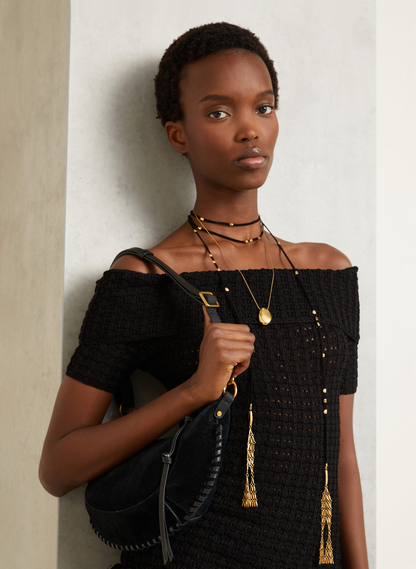 ISABEL MARANT Cocktailkleid CHARLOTTE: SCHWARZ