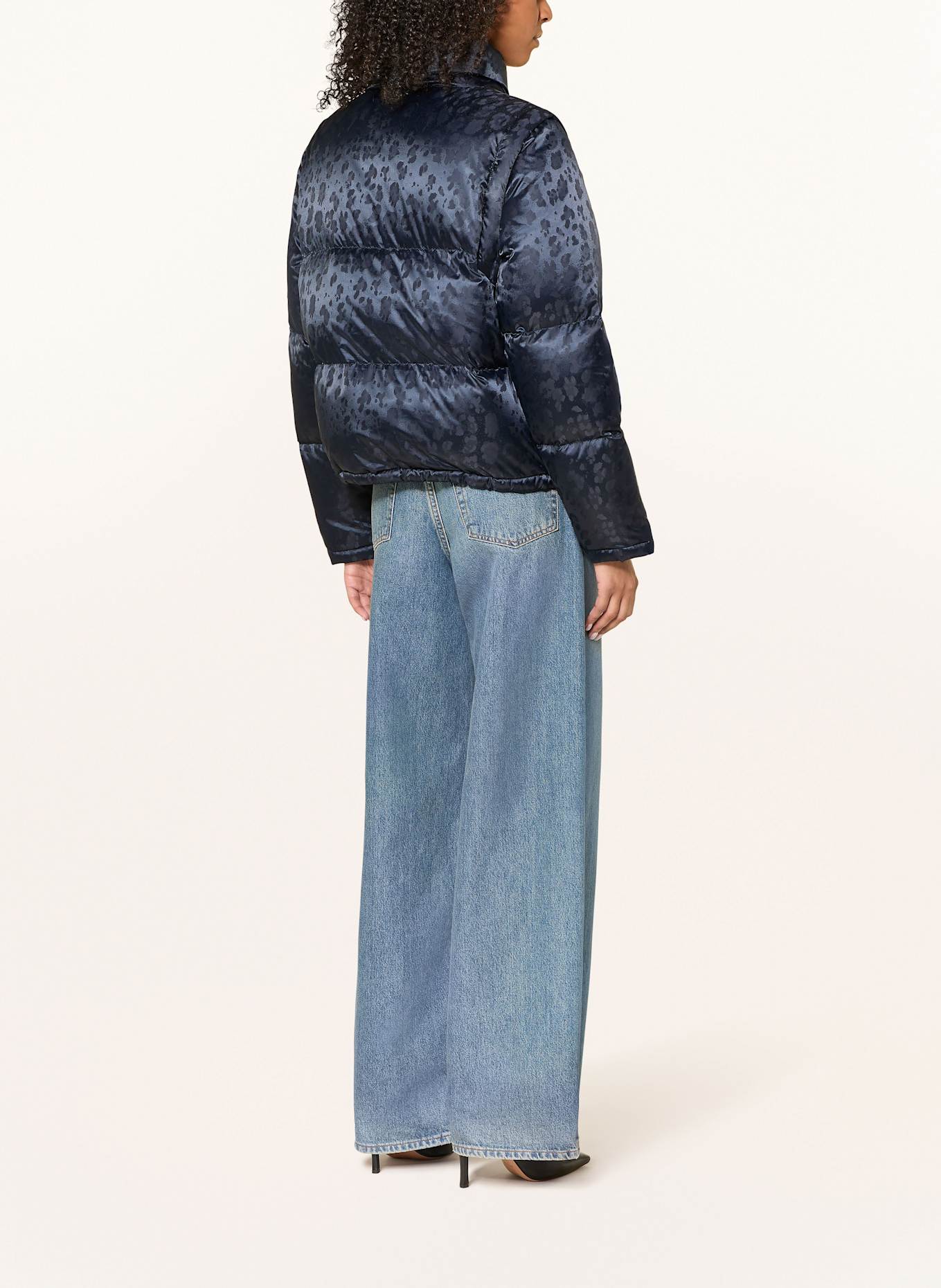 Rich & Royal Daunenjacke mit abnehmbaren Ärmeln: DUNKELBLAU