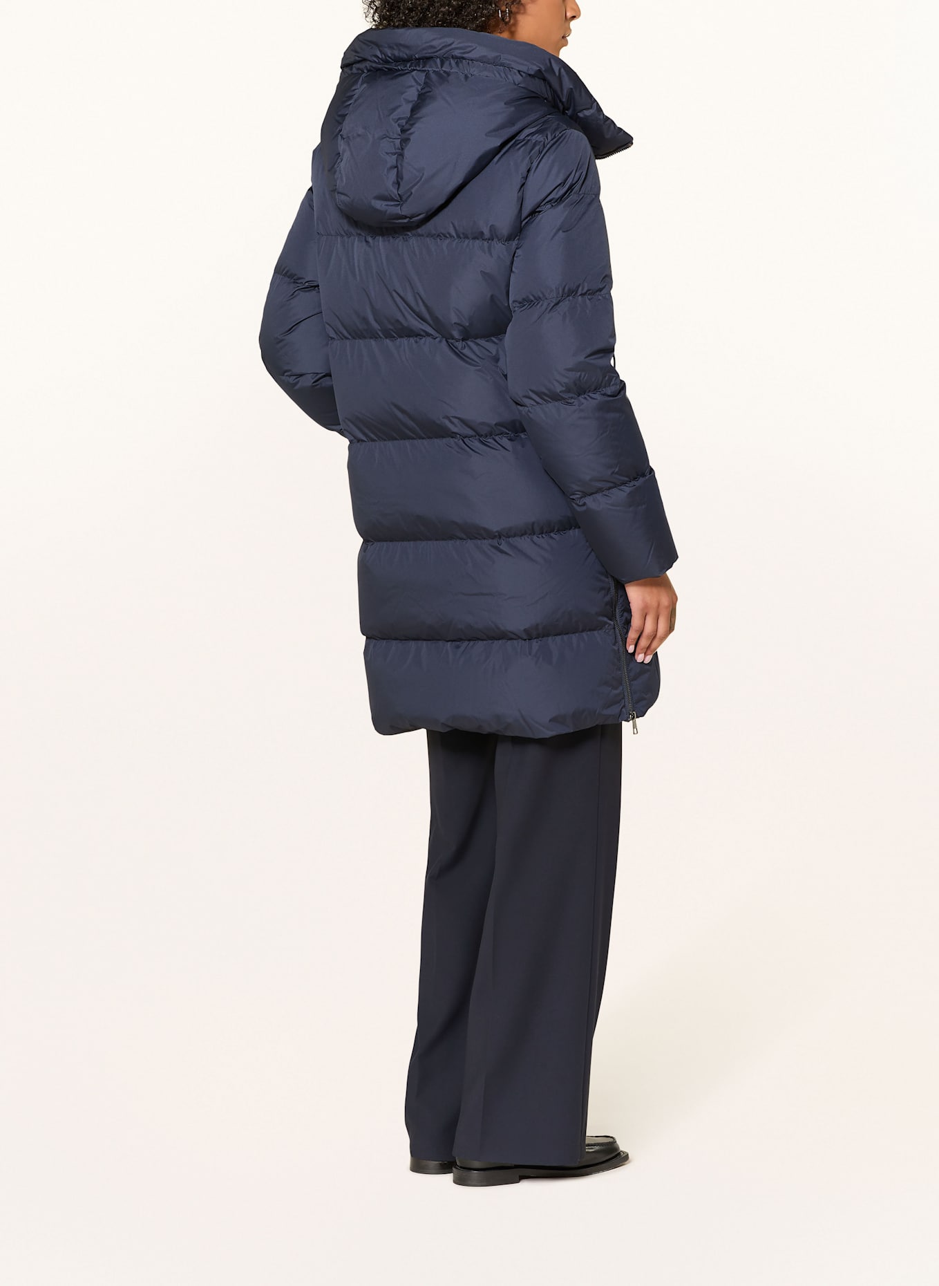 Rich & Royal Daunenmantel: DUNKELBLAU