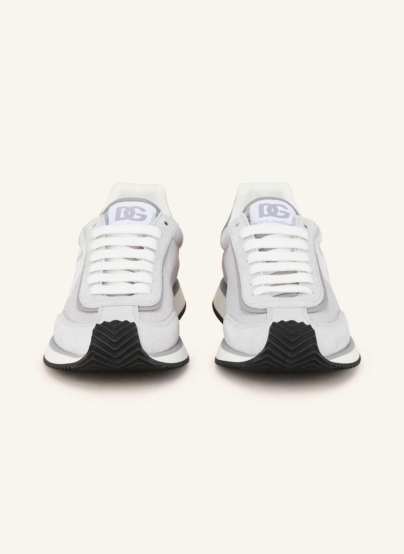 DOLCE & GABBANA Sneaker CUSHION: GRAU/ ECRU
