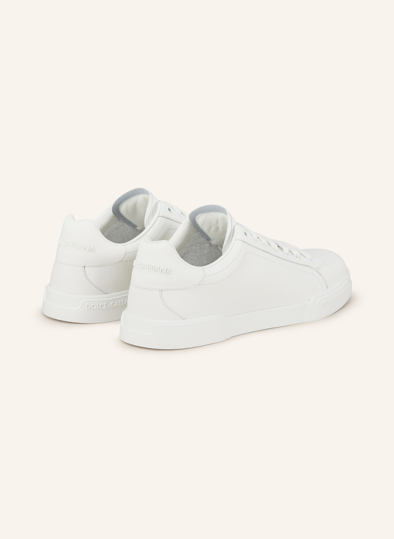 DOLCE & GABBANA Sneakersy PORTOFINO: BÍLÁ